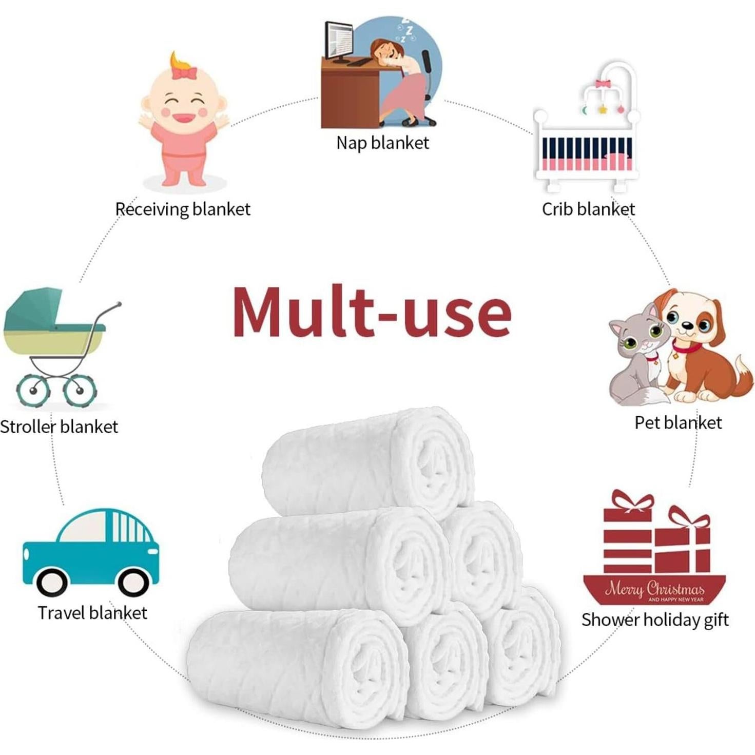 Manta Suave para Bebé ZGHQHCDRH Pingüino Lindo 76x102 cm