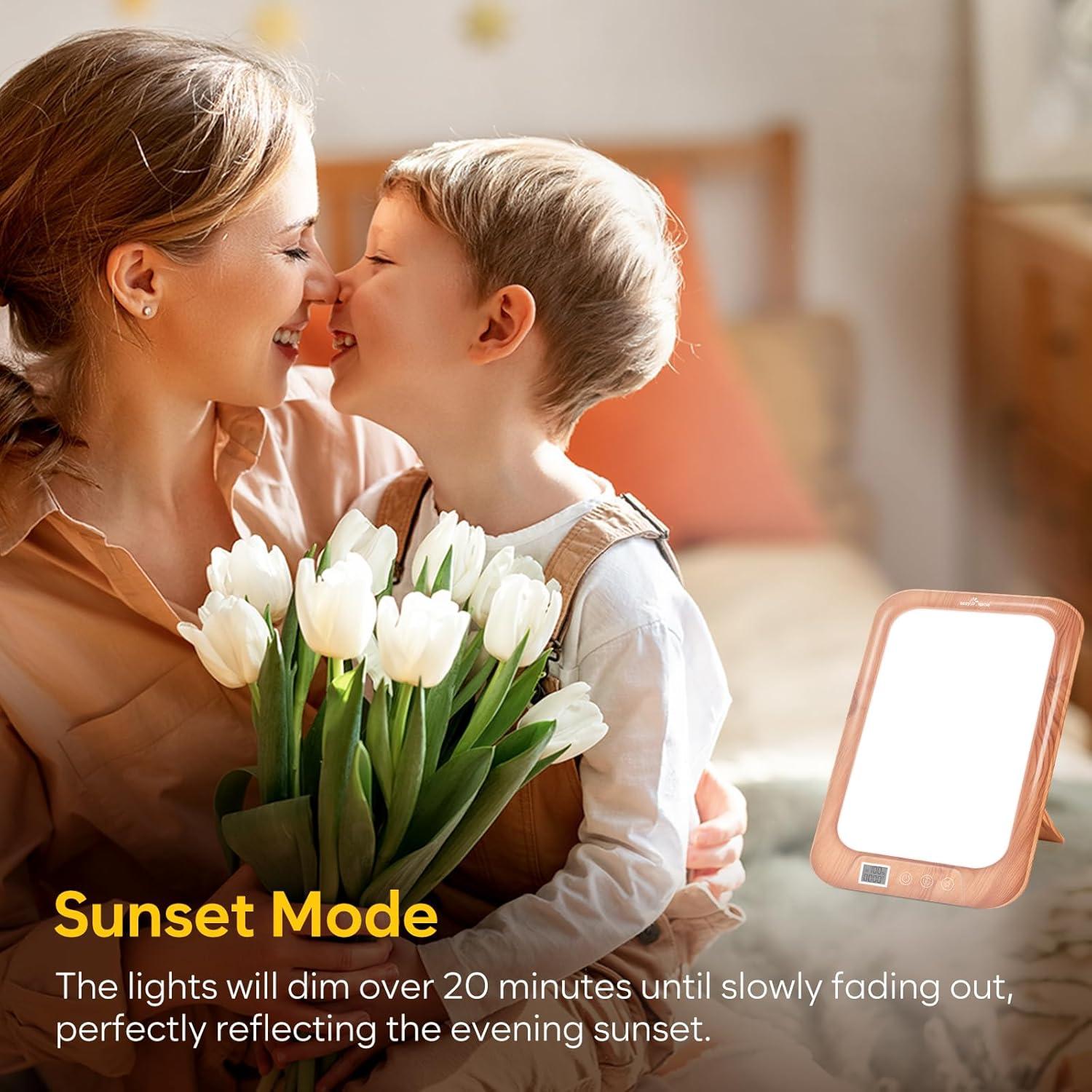 Lámpara de Terapia de Luz Easy@Home ELT-492-WG 10000 Lux