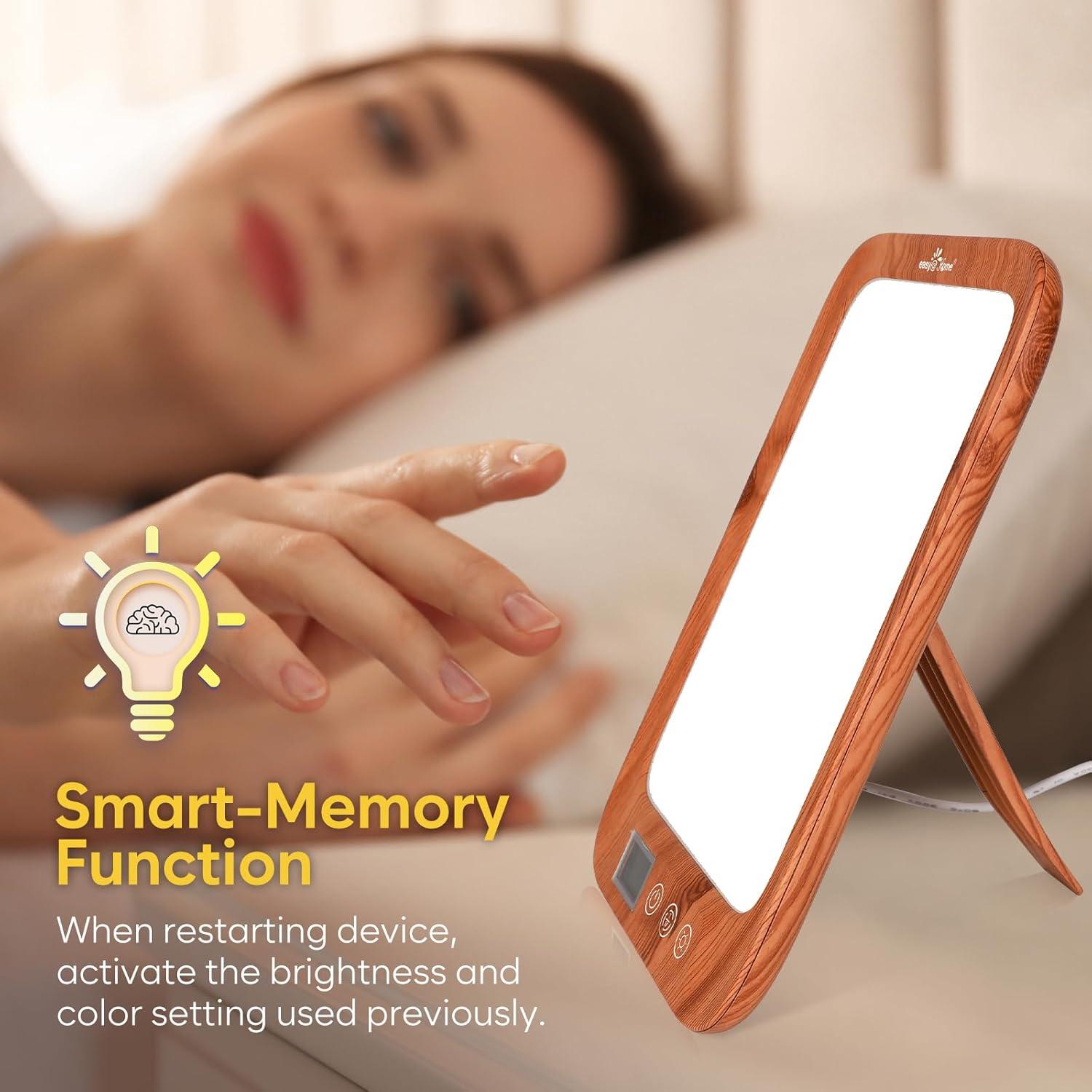 Lámpara de Terapia de Luz Easy@Home ELT-492-WG 10000 Lux