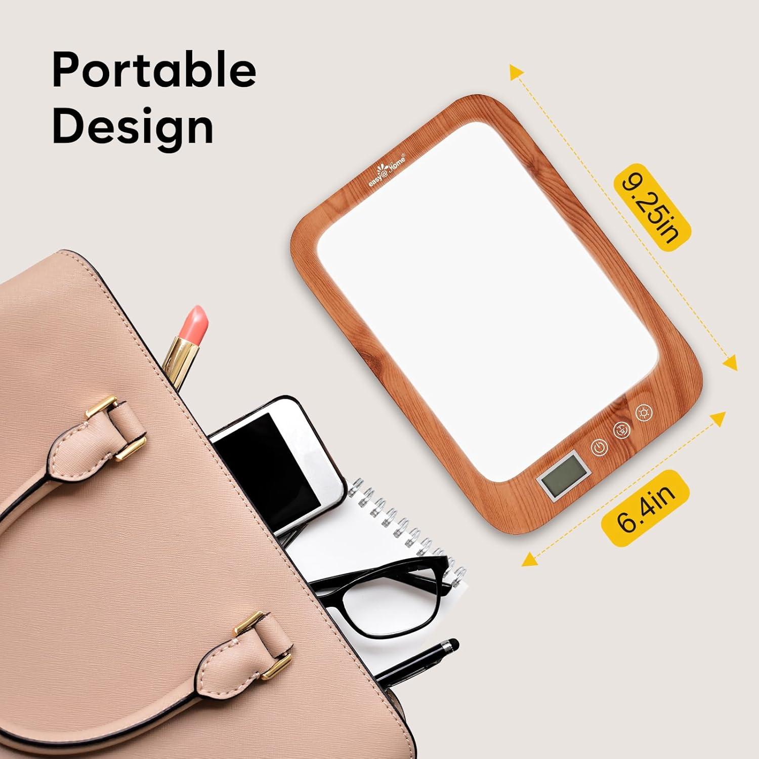 Lámpara de Terapia de Luz Easy@Home ELT-492-WG 10000 Lux