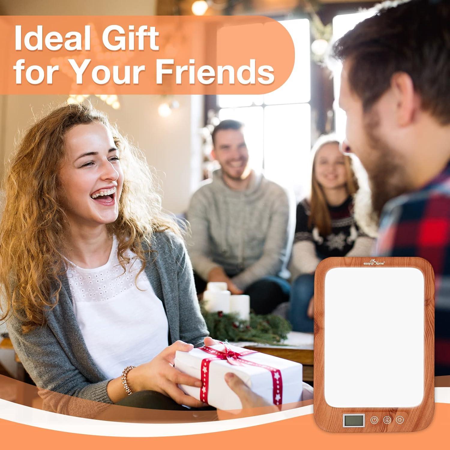 Lámpara de Terapia de Luz Easy@Home ELT-492-WG 10000 Lux