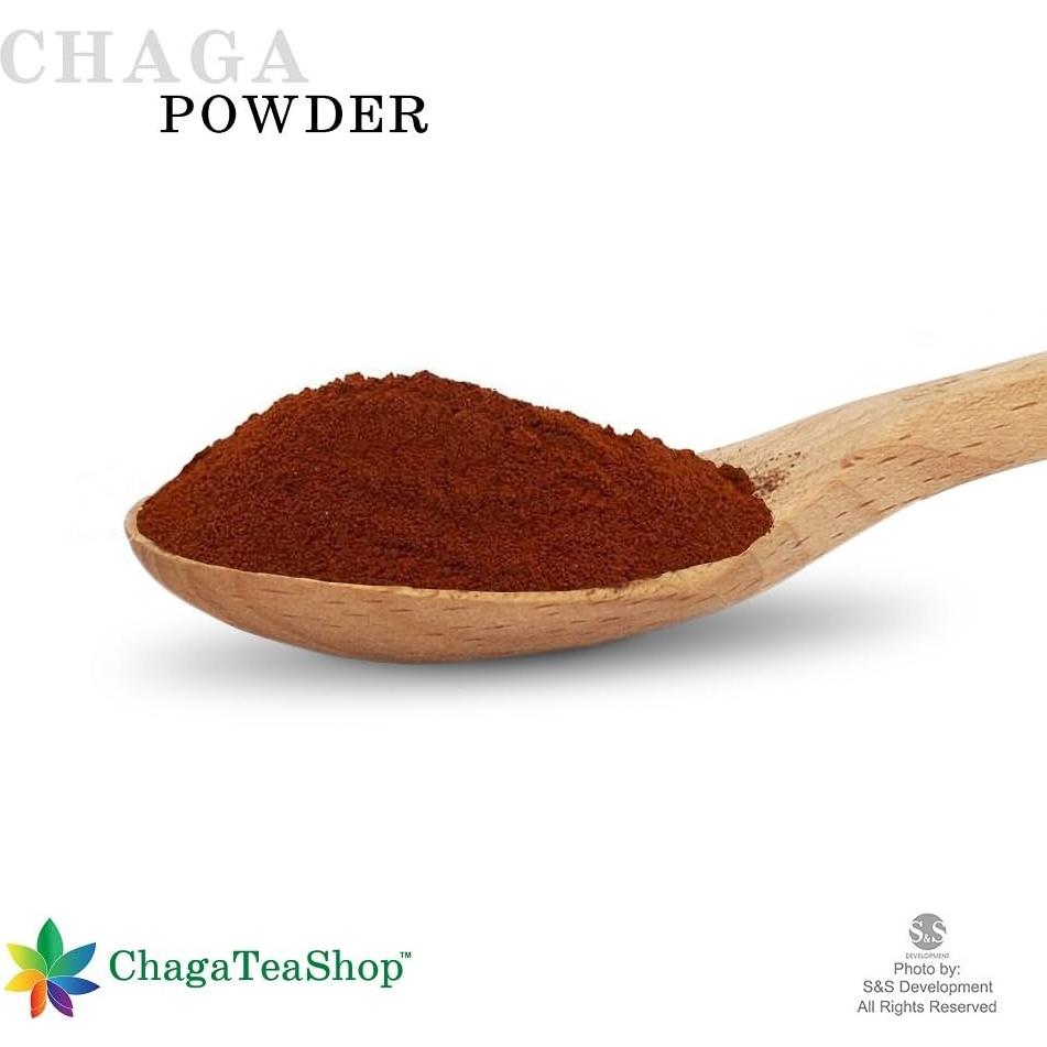 Polvo Crudo de Hongo Chaga Siberiano 142g - 100% Natural