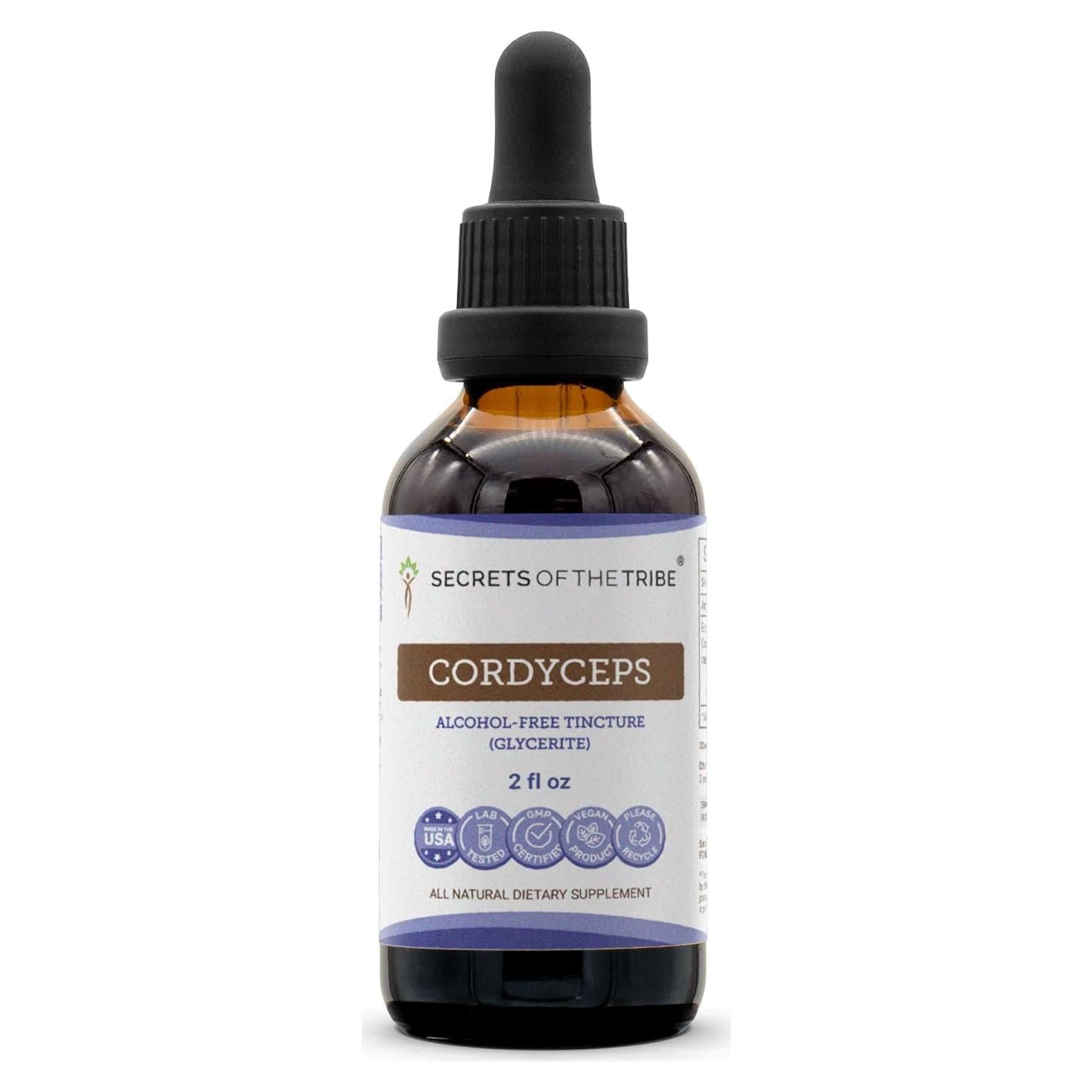 Extracto Líquido de Cordyceps Militaris 59.15 ml - Secretos de la Tribu