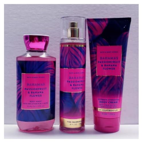 Conjunto de Cuidado Corporal Bath & Body 3 Piezas Fruta de la Pasión