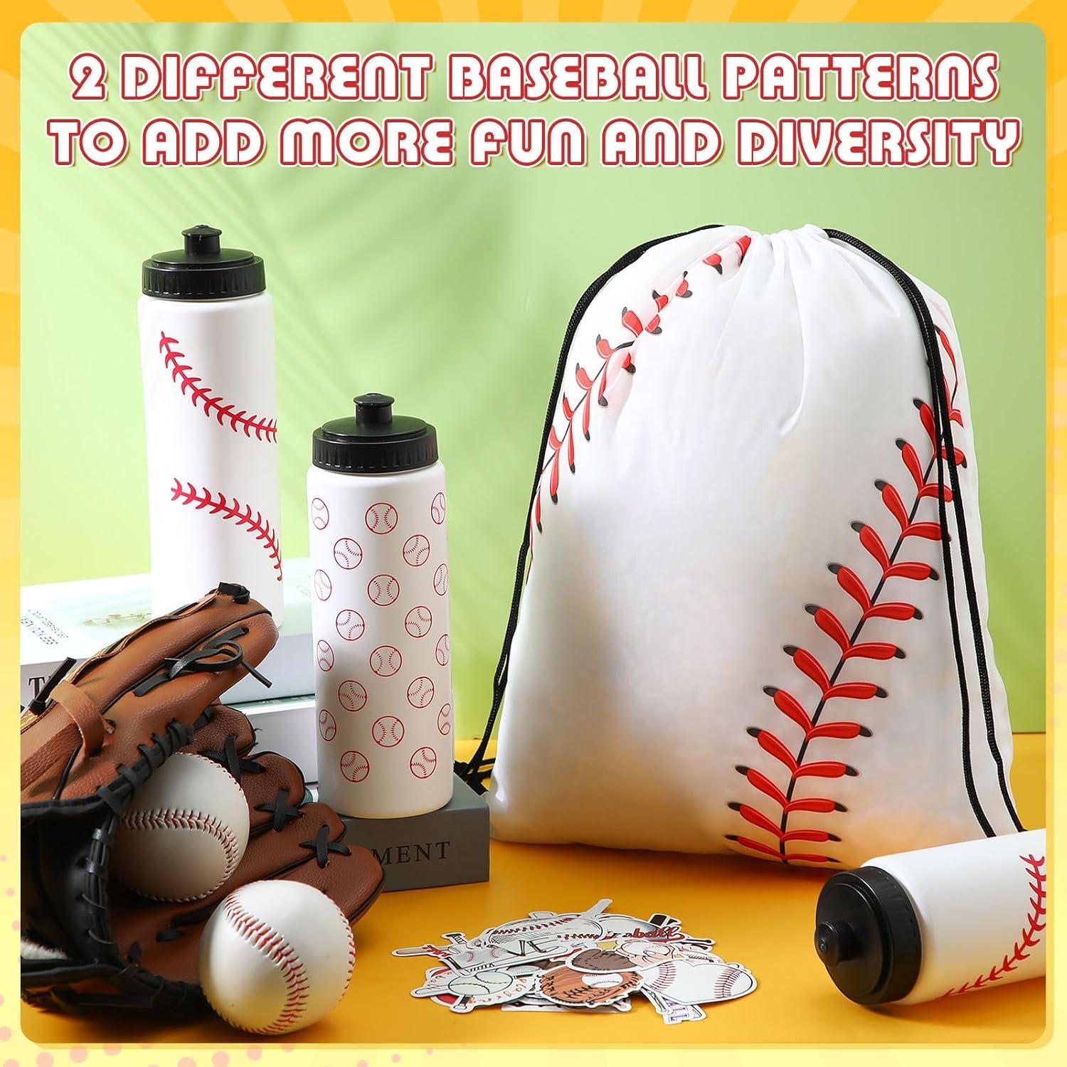 Set 12 Botellas de Agua Funnymoom 591 ml con Mochilas y Stickers