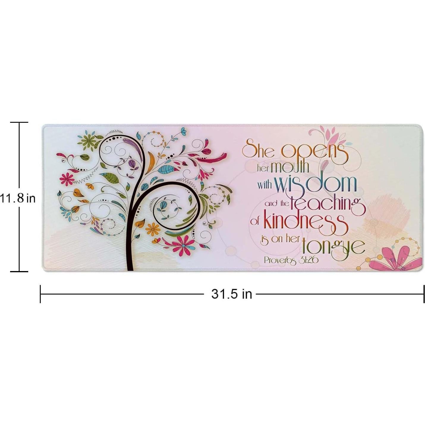 Alfombrilla de Ratón Grande Wasica KUN-XLPAD-8132 800x300mm