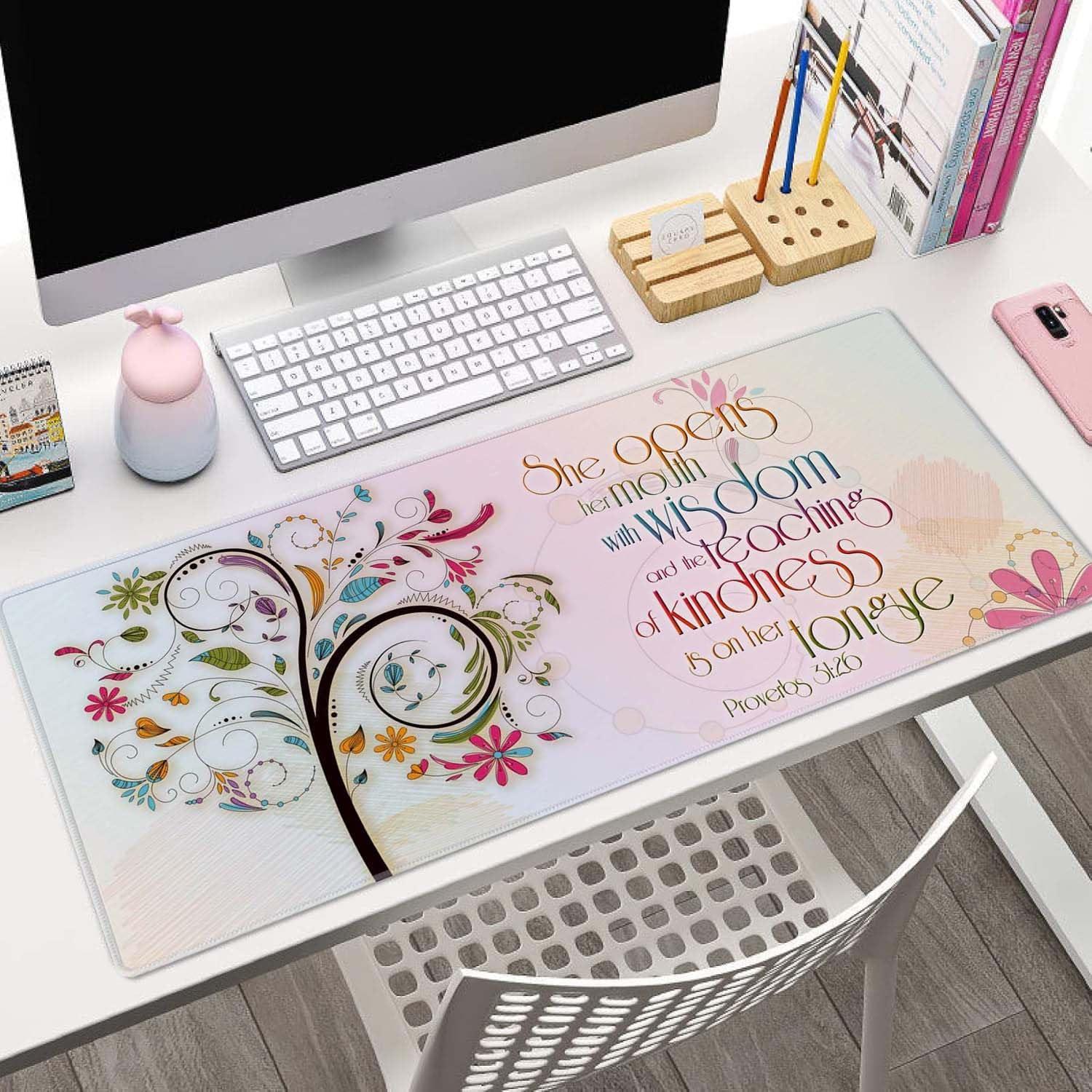 Alfombrilla de Ratón Grande Wasica KUN-XLPAD-8132 800x300mm