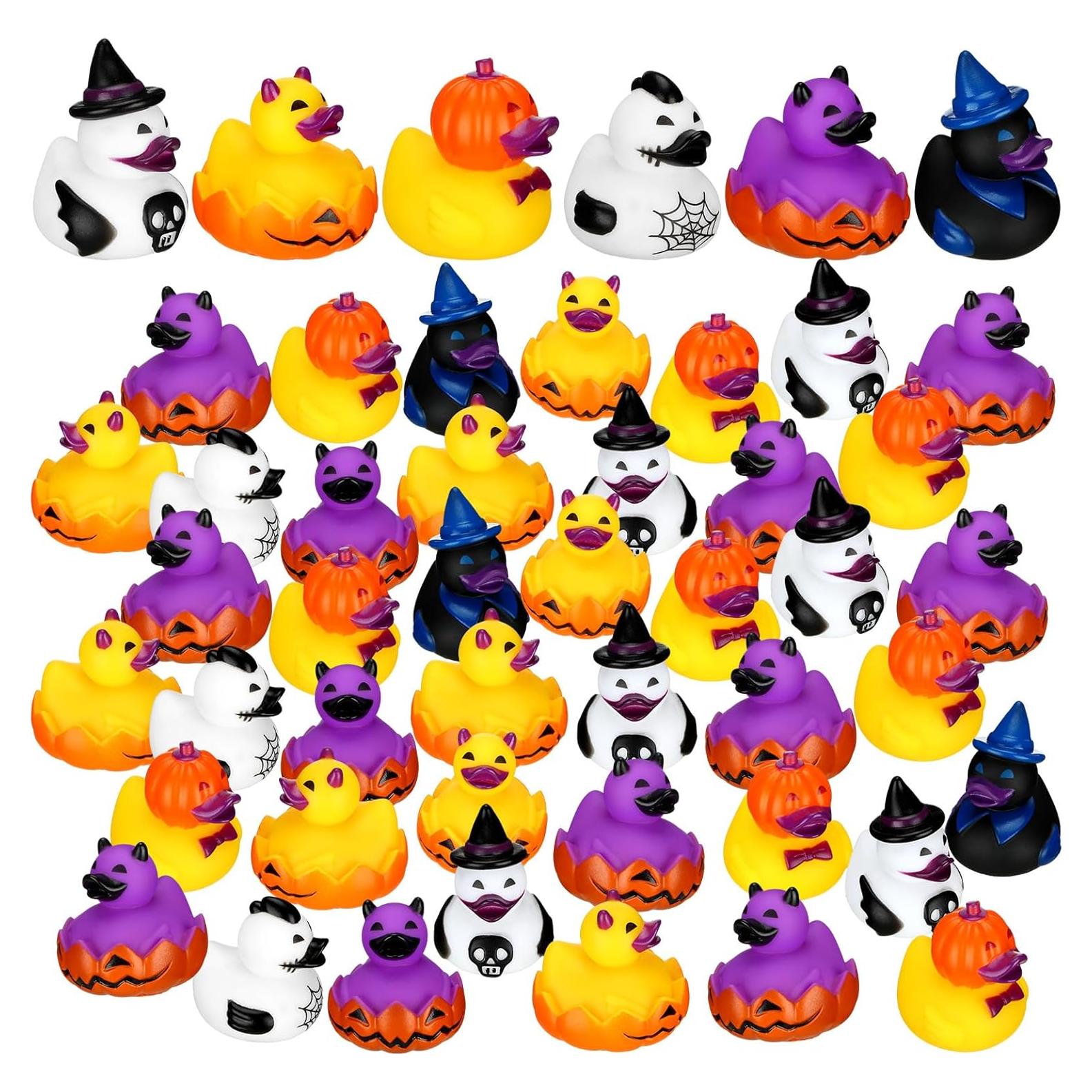 Patitos de Goma Halloween 36 Pcs Honoson - Juguetes de Baño