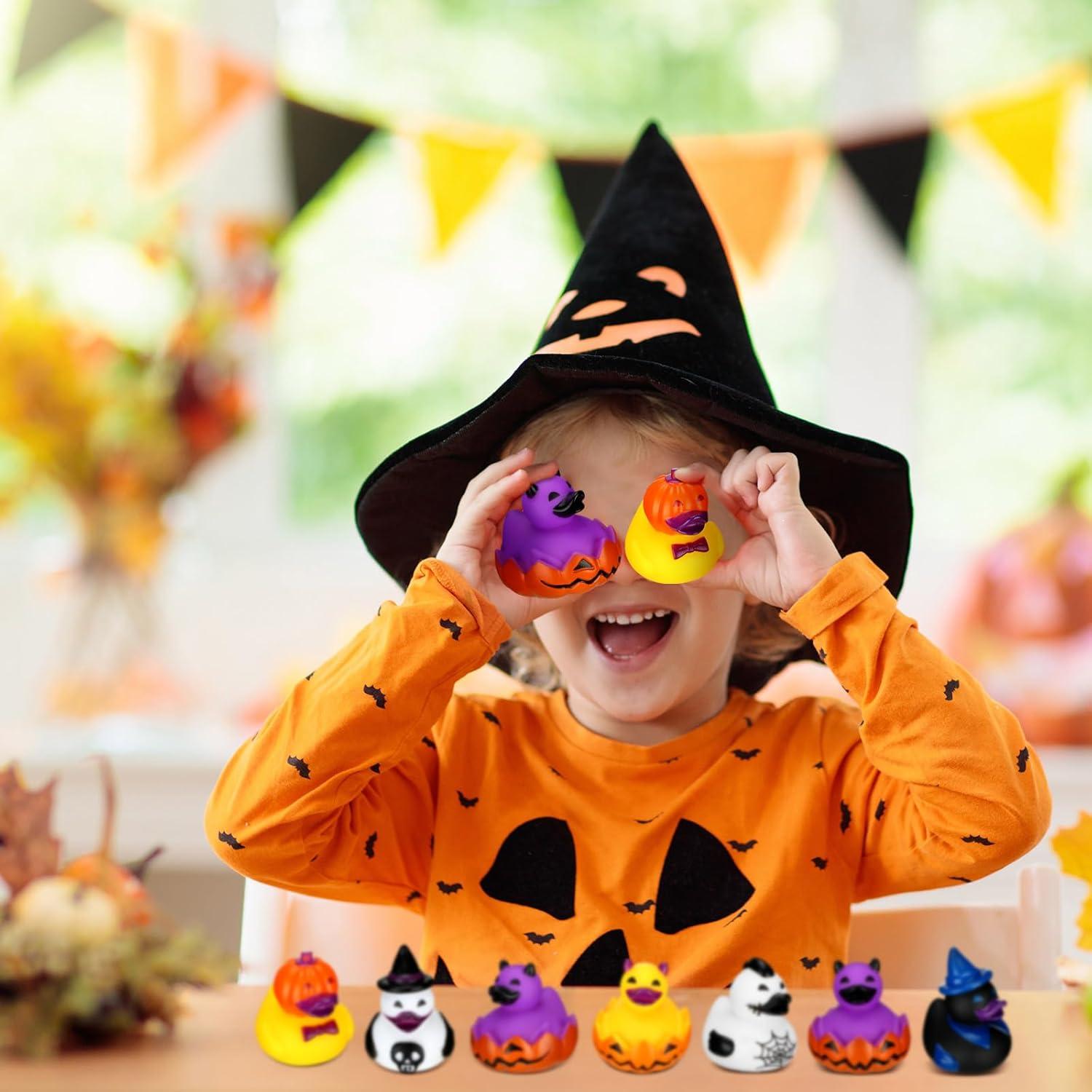 Patitos de Goma Halloween 36 Pcs Honoson - Juguetes de Baño