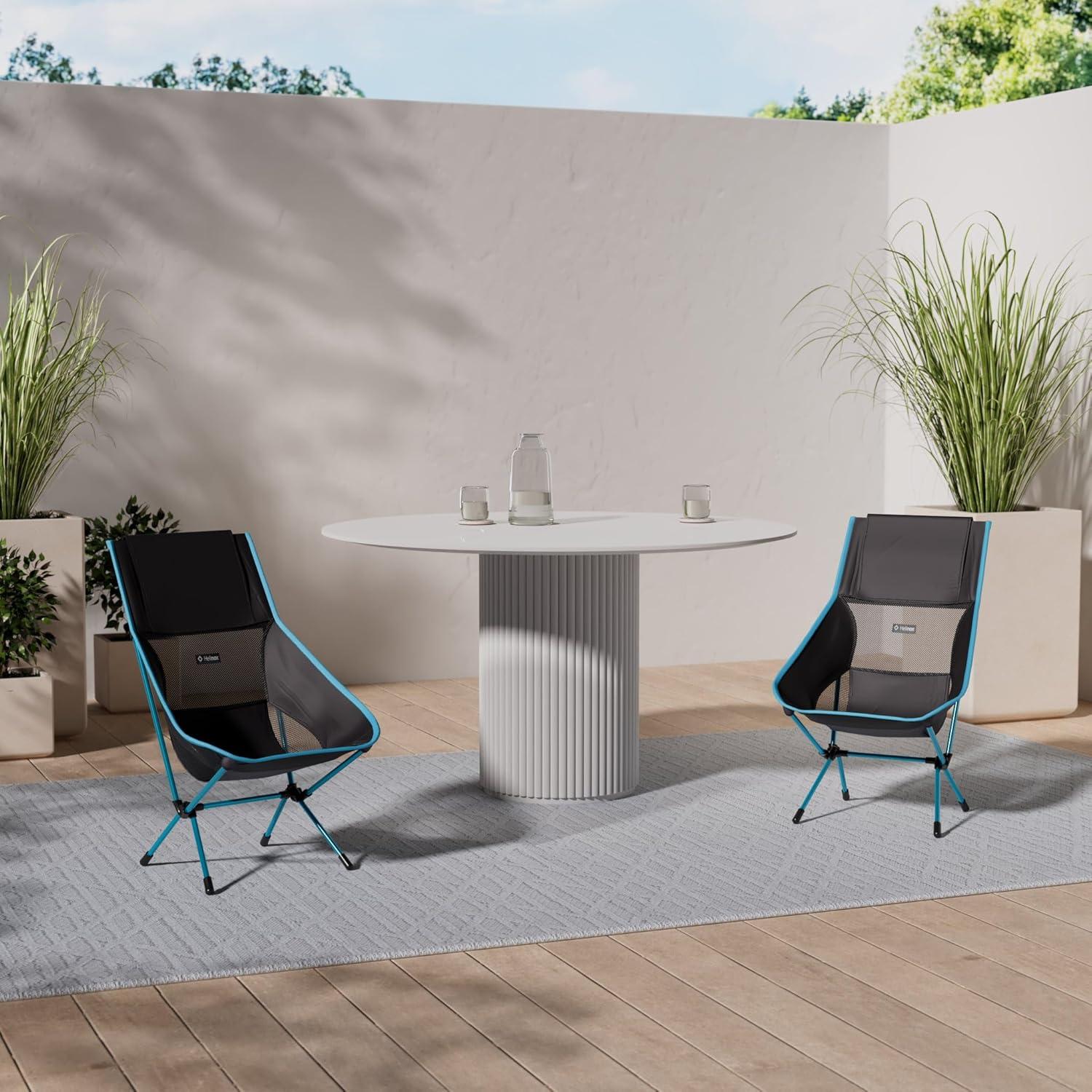 Silla Helinox Dos Ultraligera Plegable con Respaldo Alto