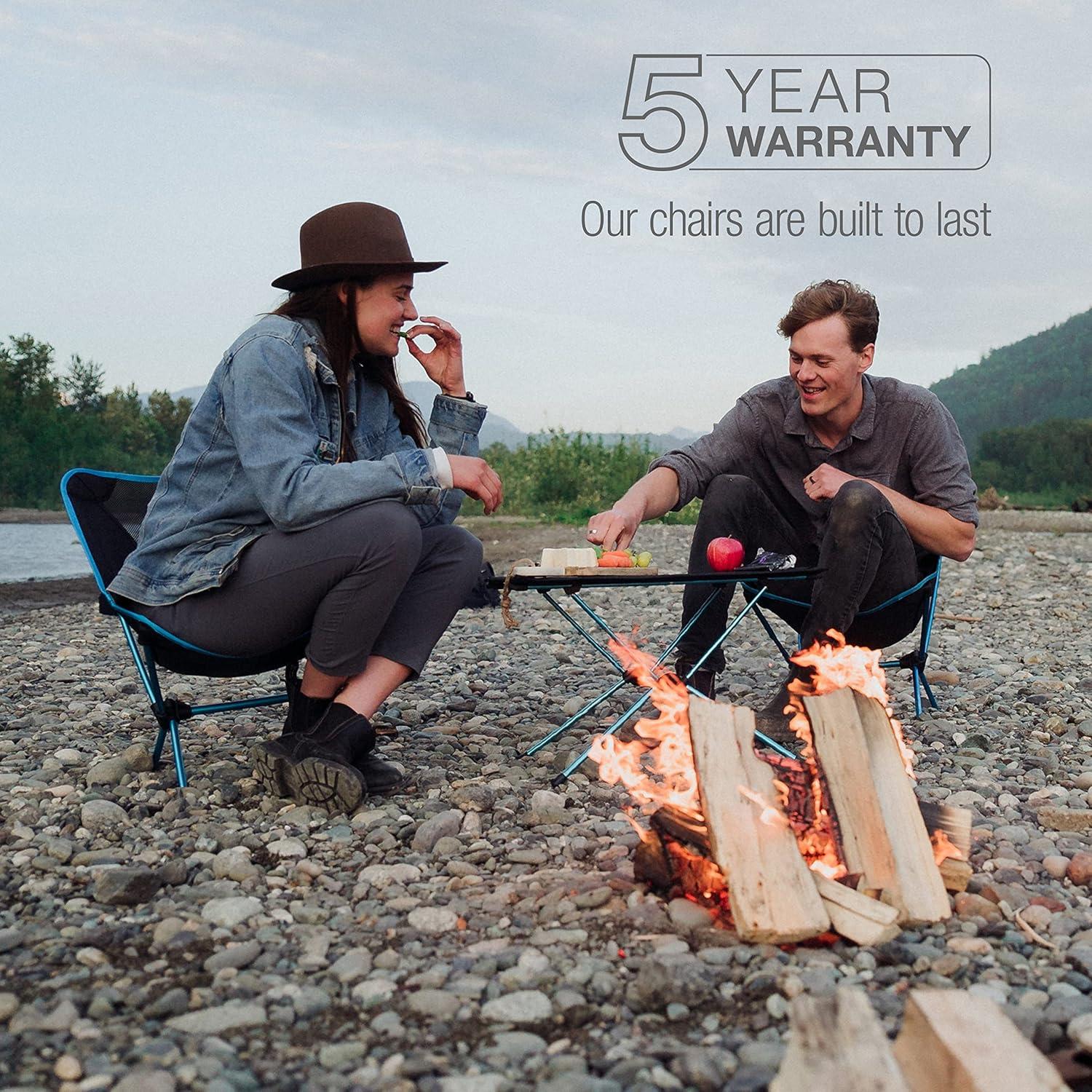 Silla Helinox Dos Ultraligera Plegable con Respaldo Alto