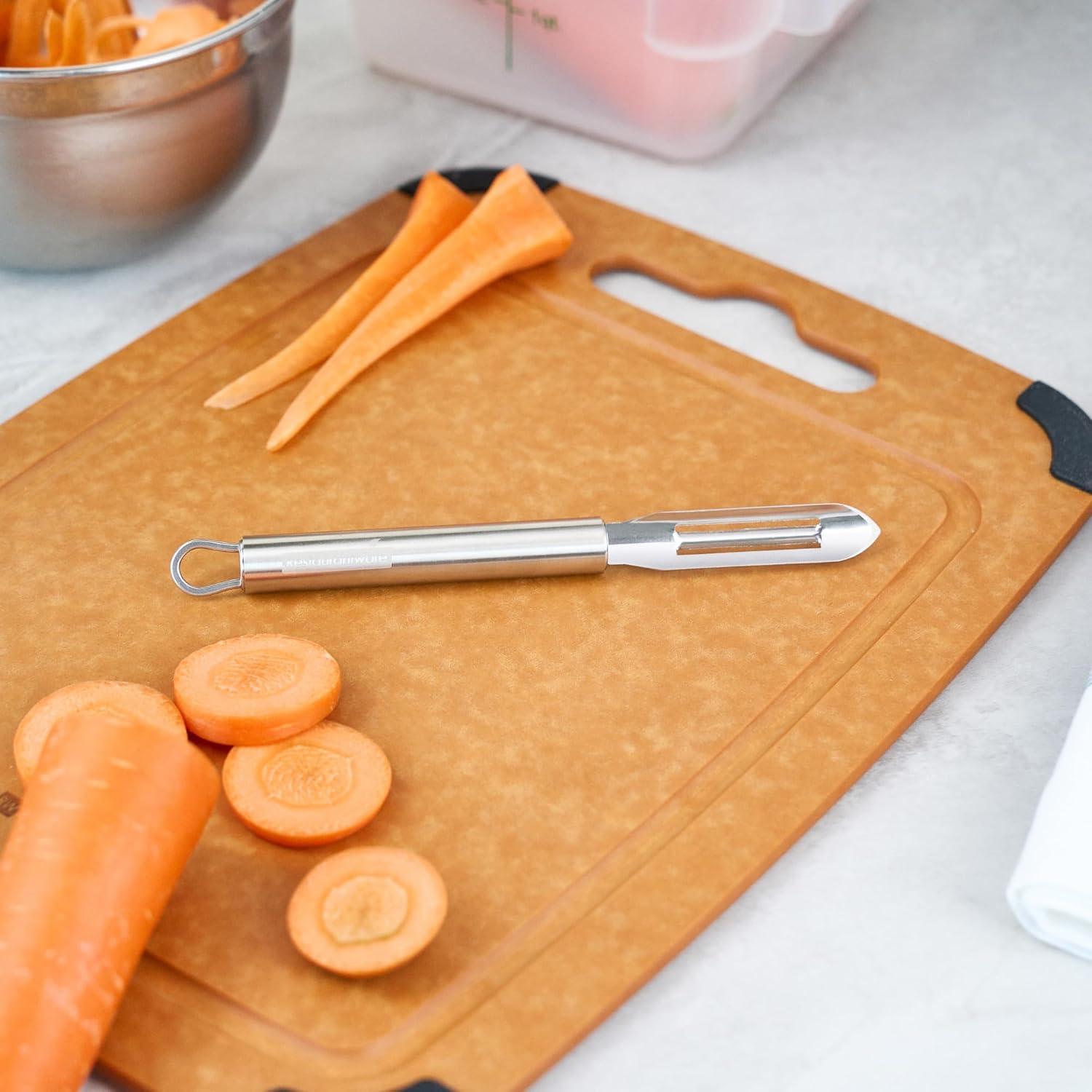 Peladores de Verduras Acero Inoxidable Restaurantware - 6 Unidades