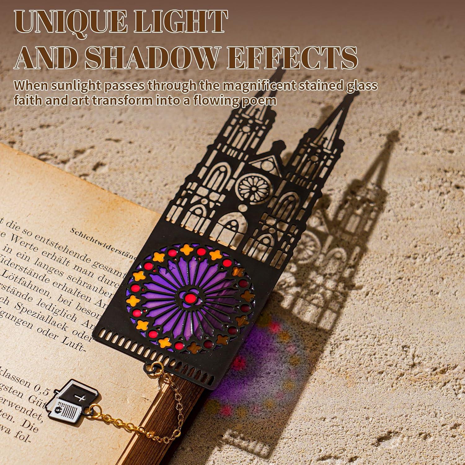 Marcador de Biblia DORWBIAO Iglesia Sagrada Negro 14.99x6.1cm