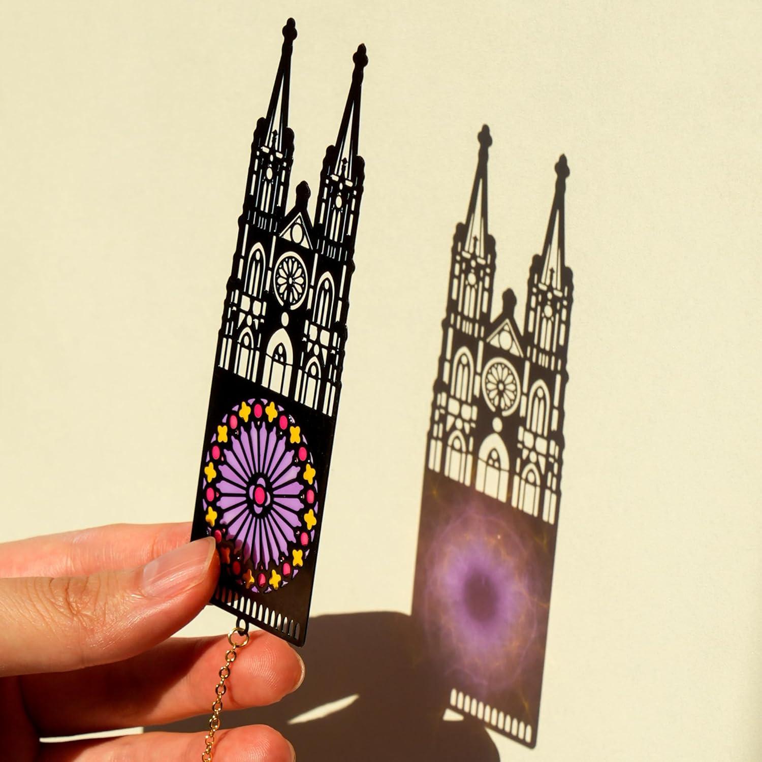 Marcador de Biblia DORWBIAO Iglesia Sagrada Negro 14.99x6.1cm