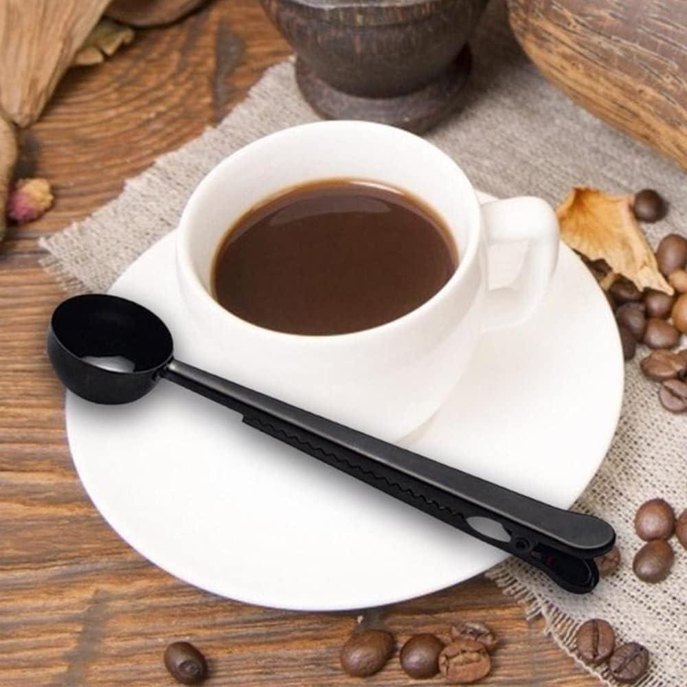 Cucharada de Café con Clip TopHomer - Acero Inoxidable 2 Pcs