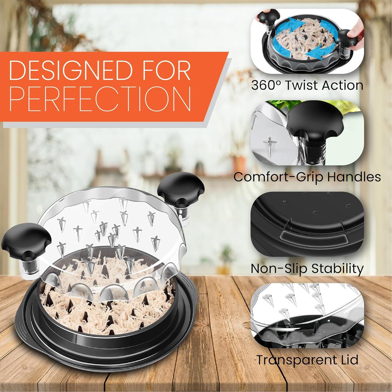 Desmenuzador de Pollo SWISSTON 25.4 cm Antideslizante BPA Free