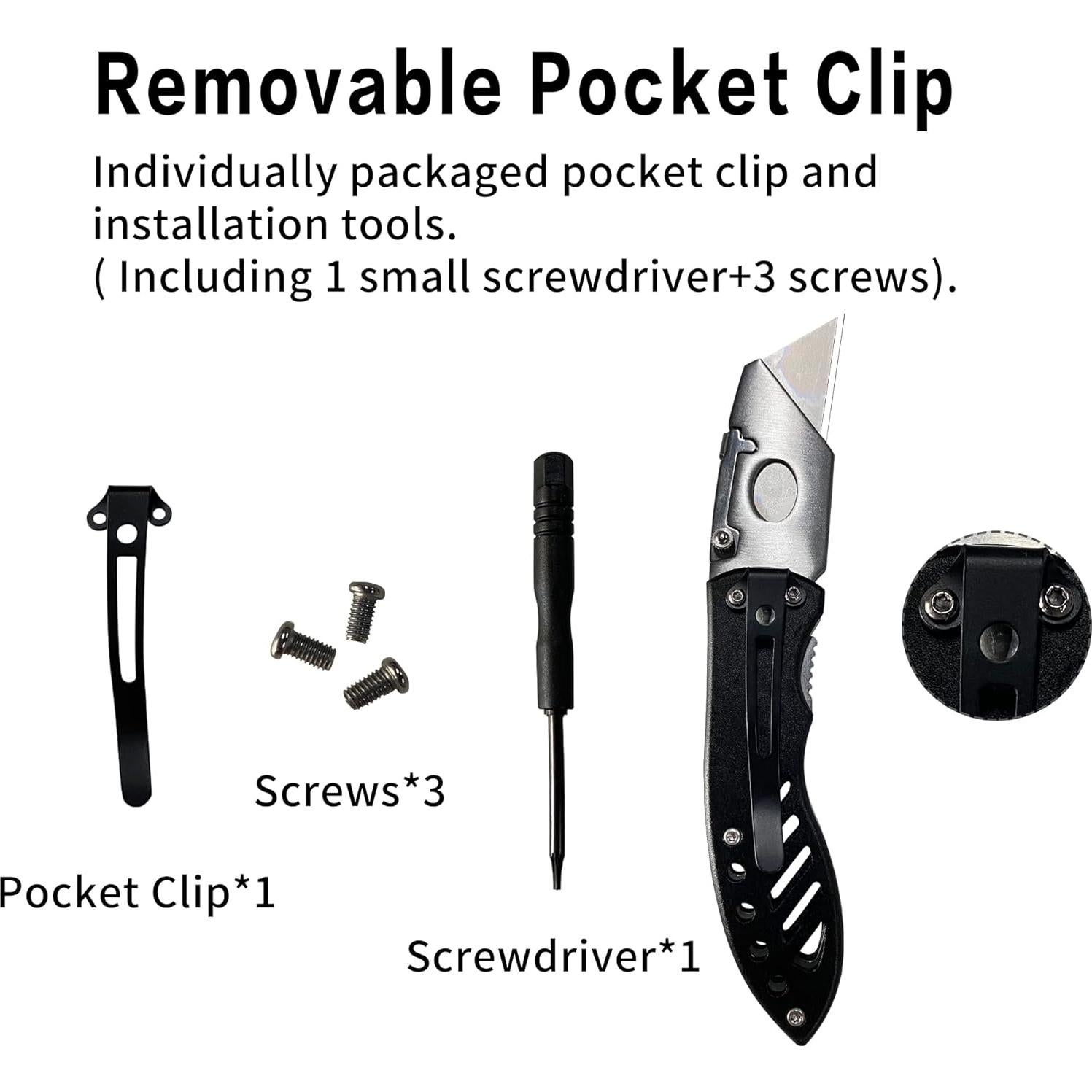 Cuchillo Utility Plegable XIPHIAS X-UPK004 con 5 Cuchillas