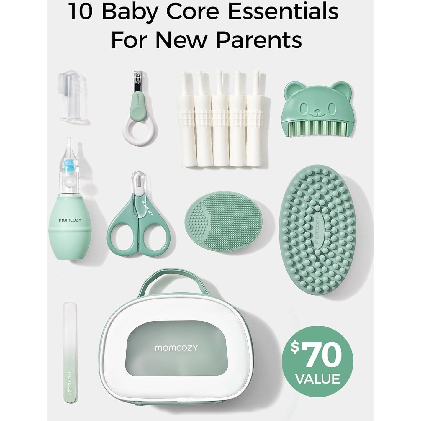 Kit Básico para Bebés Momcozy - Cuidado, Salud y Limpieza