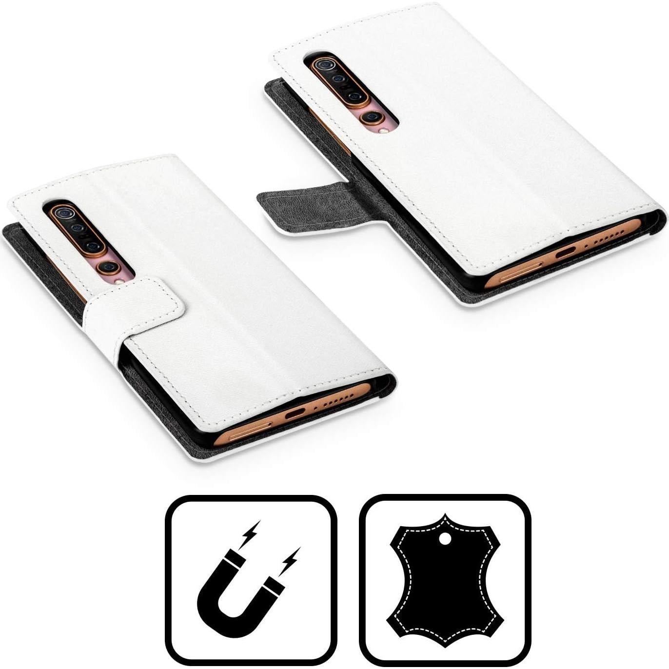 Funda de Cartera de Cuero Sarah Richter Gato Negro para Xiaomi Redmi 12