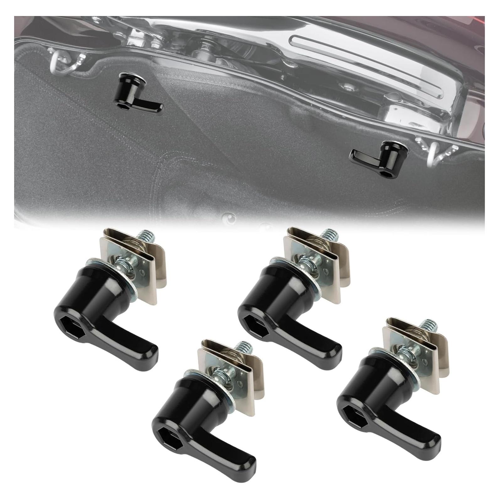 Kit de Tornillos de Montaje Antirrobo para Bolsa de Silla Screw83 - Negro