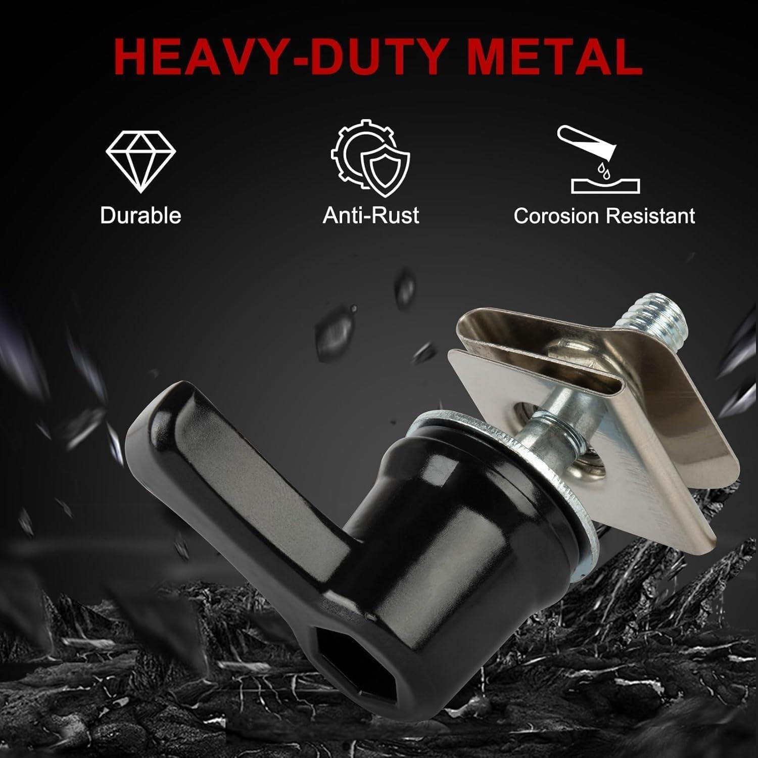 Kit de Tornillos de Montaje Antirrobo para Bolsa de Silla Screw83 - Negro