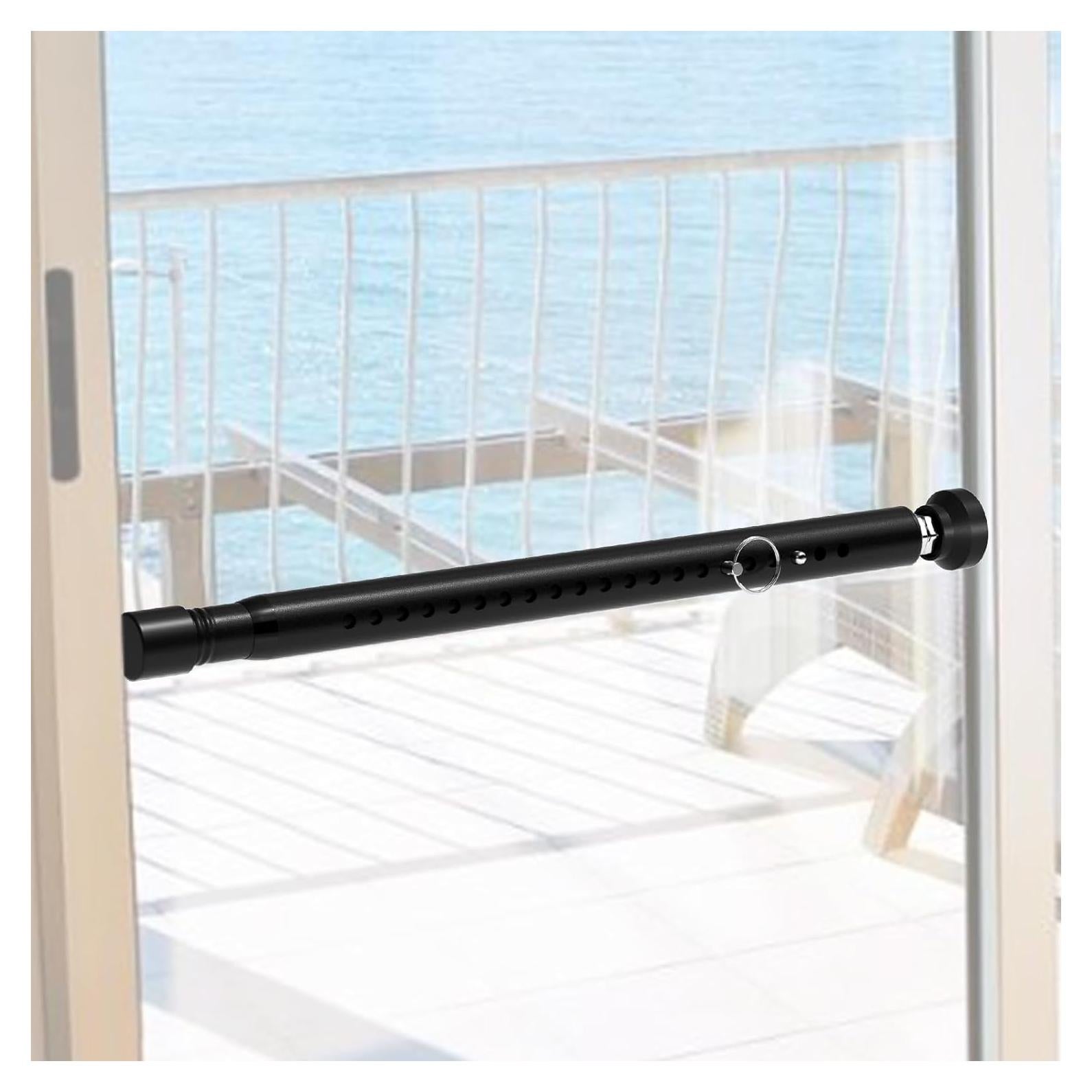 Barras de Seguridad Ajustables BsBsBest para Ventanas y Puertas 45.72-129.54 cm Negro