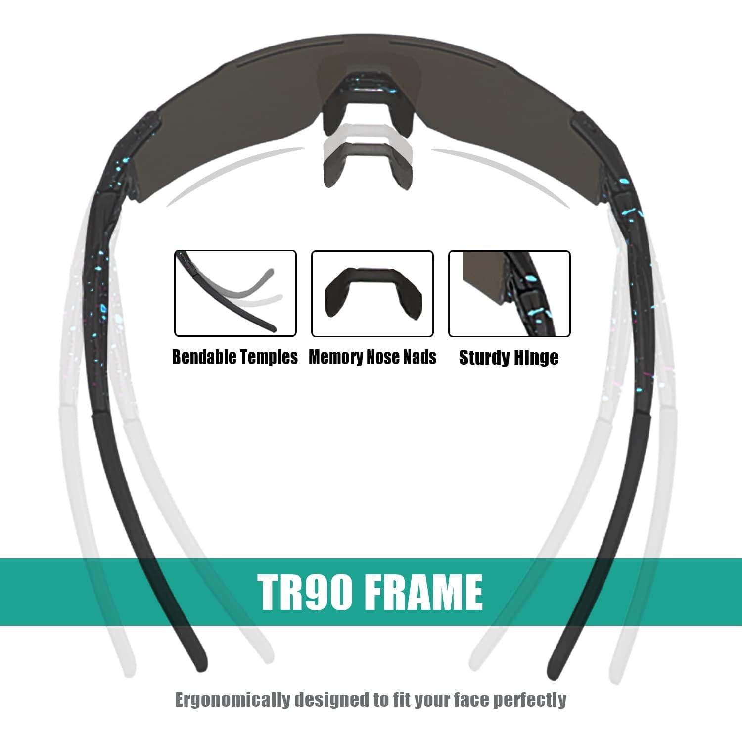 Gafas de sol deportivas YUNBLL&KO polarizadas UV400 para ciclismo