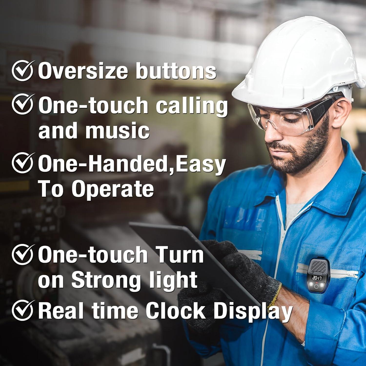 Altavoz Bluetooth Portátil Soundsark STAR1 Impermeable con Reloj LED