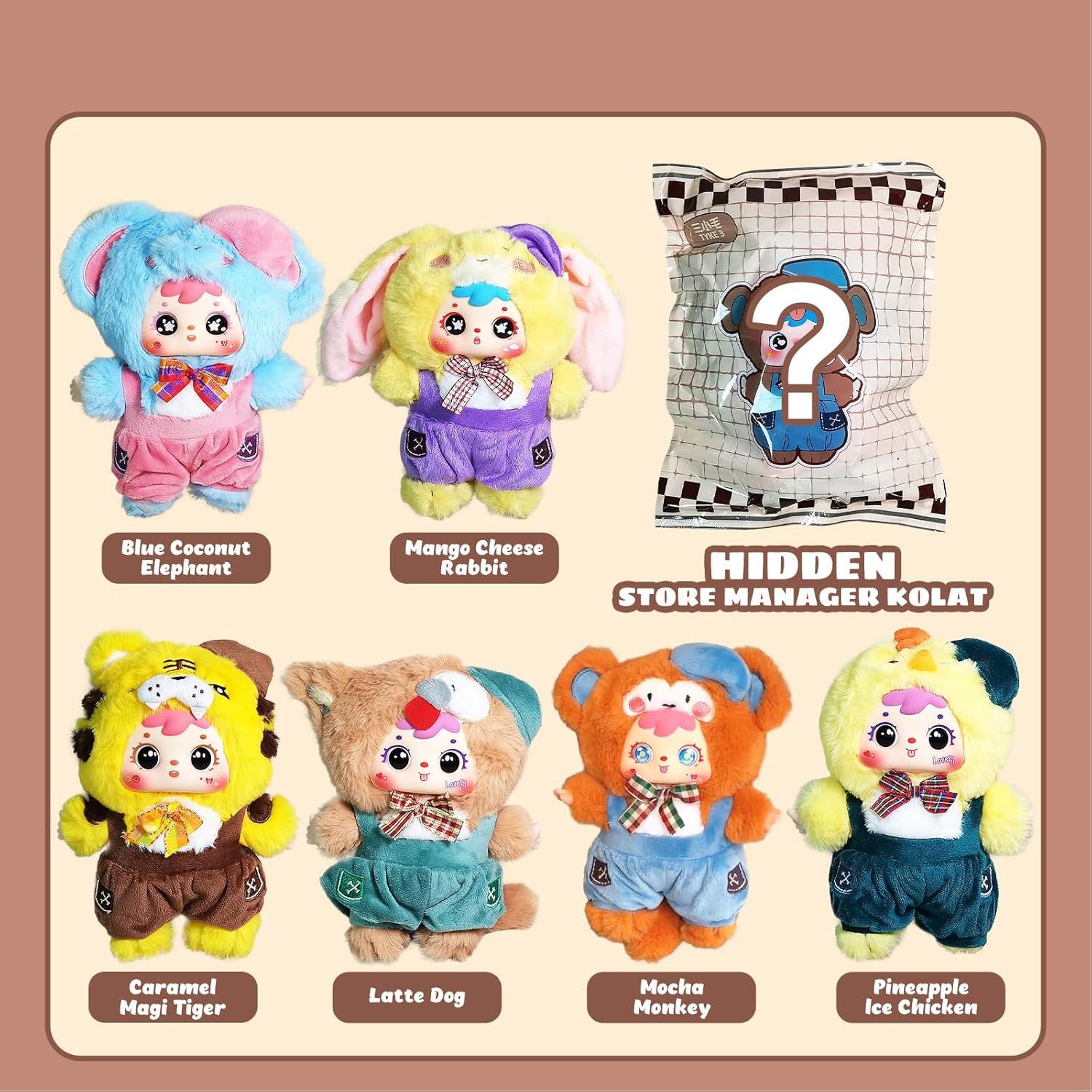 Muñeca de Caja Ciega ZANEKCTOYS Café - 22 cm Juguete Coleccionable