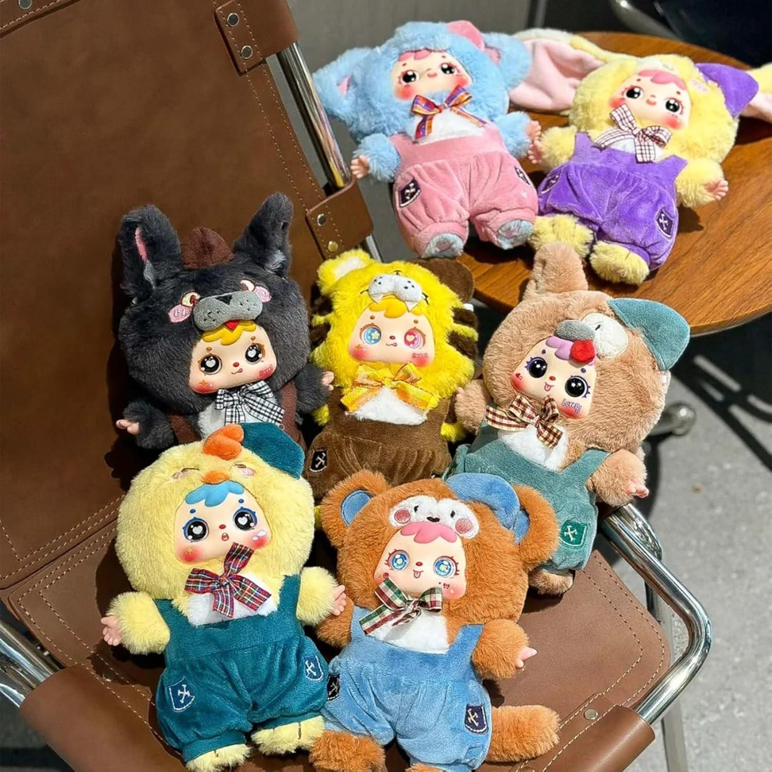 Muñeca de Caja Ciega ZANEKCTOYS Café - 22 cm Juguete Coleccionable