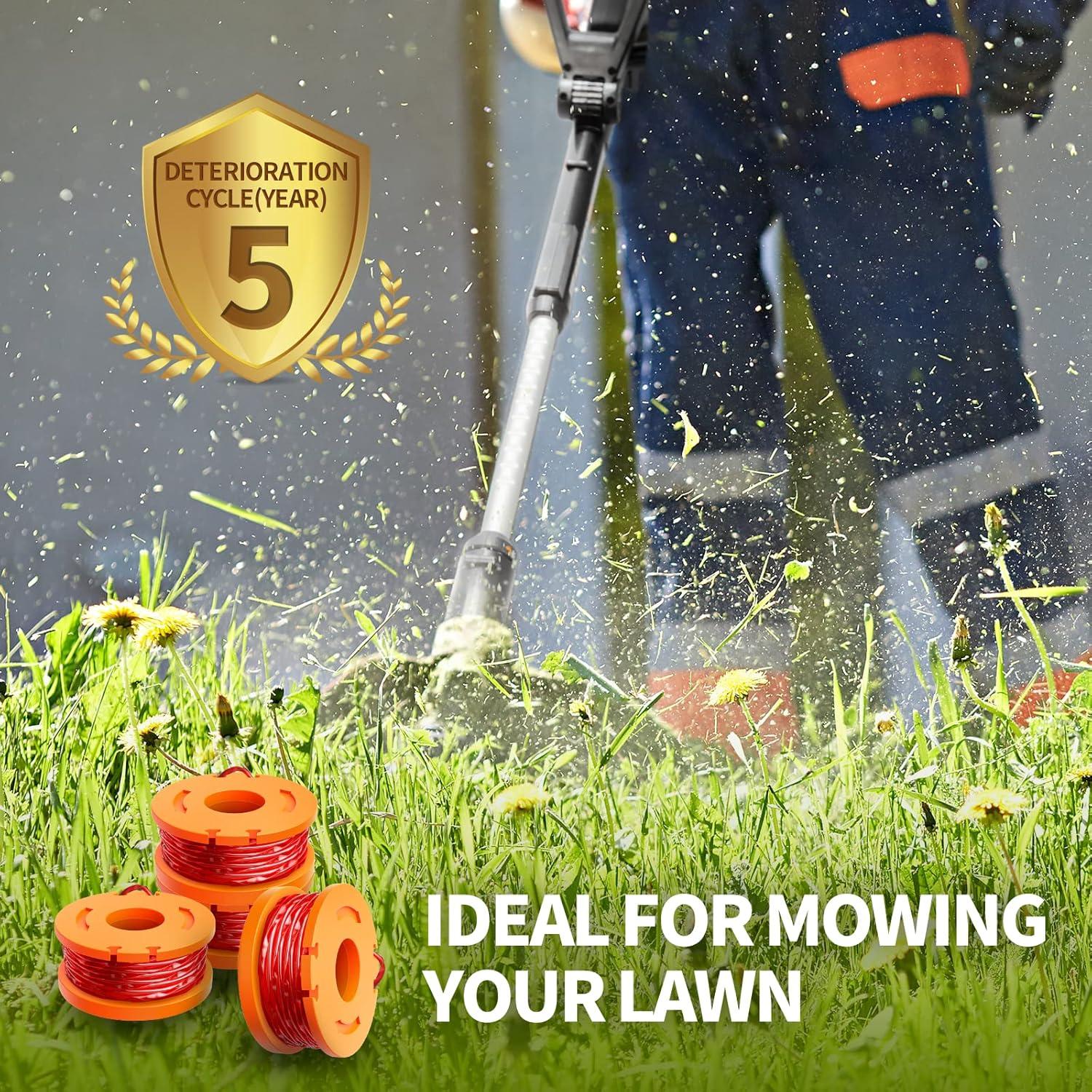 Carretes de Recambio Eventronic WA0010 para Desmalezadora Worx - 10 Piezas