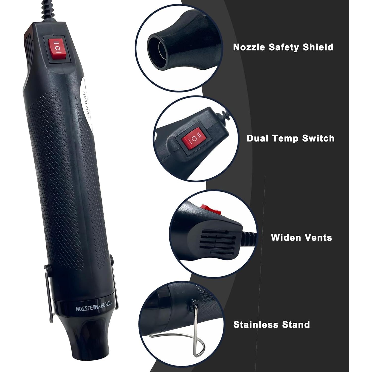 Mini Pistola de Calor QST EXPRESS 300W Doble Temperatura