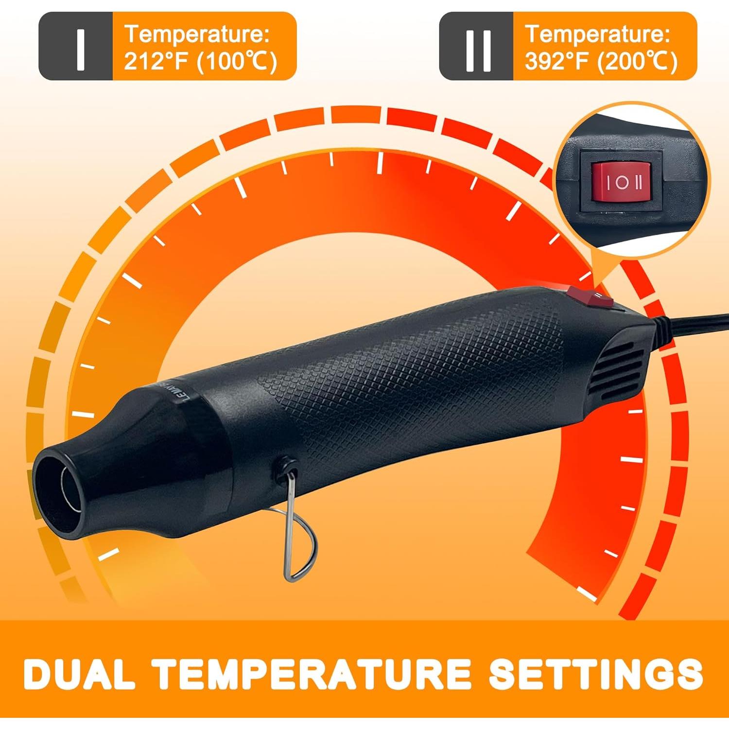 Mini Pistola de Calor QST EXPRESS 300W Doble Temperatura