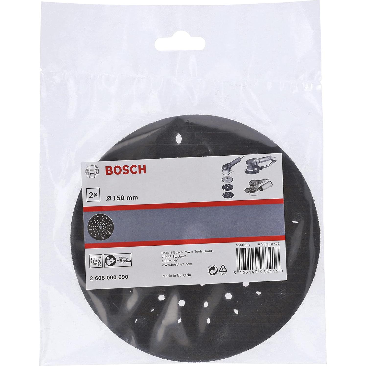 Pad Saver Bosch 125 mm para Lijadoras Orbitale Aleatorias - 2 Piezas