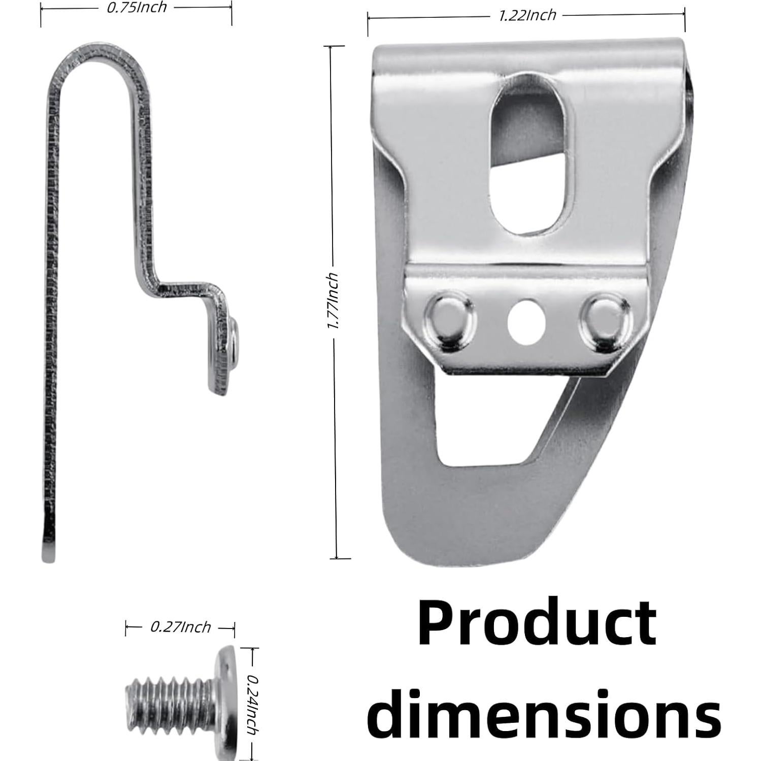Clip de Cintura Milwaukee M18 42-70-2653 - 2 Piezas