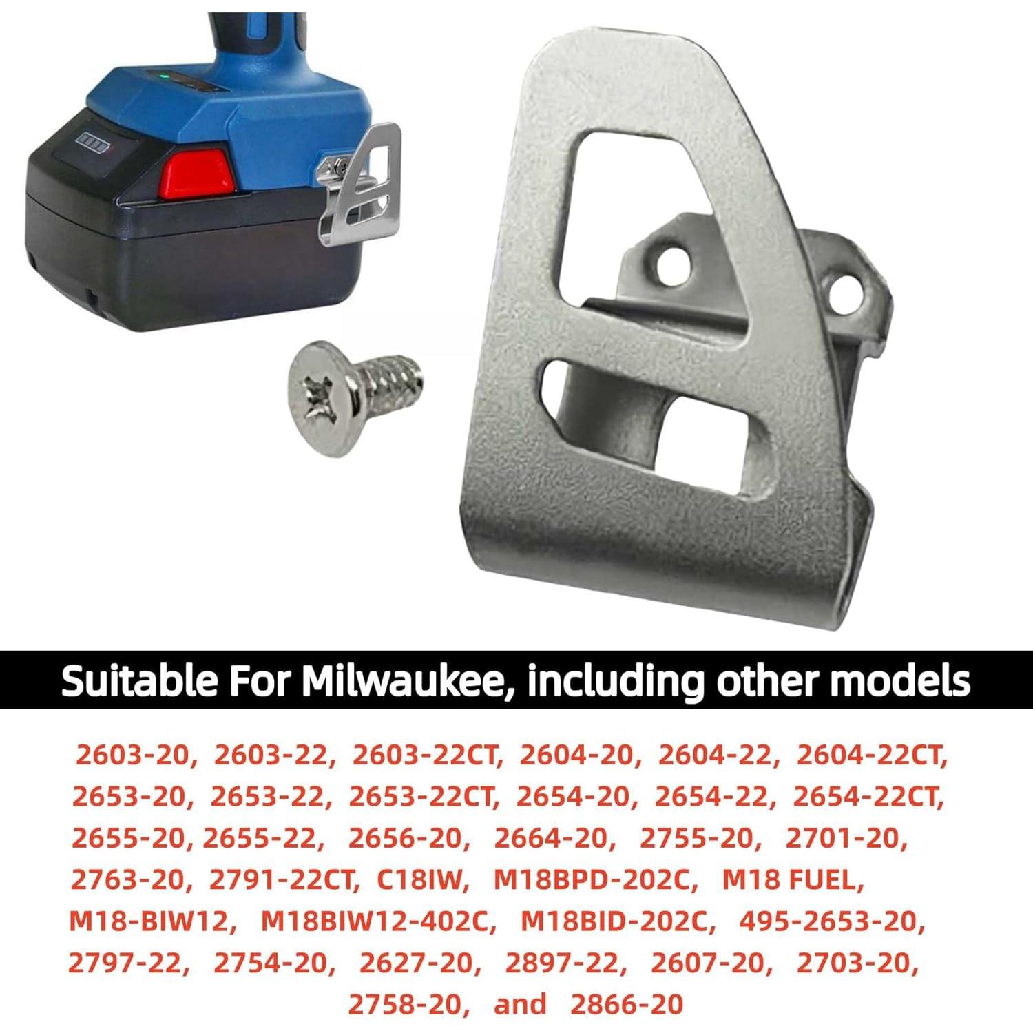 Clip de Cintura Milwaukee M18 42-70-2653 - 2 Piezas