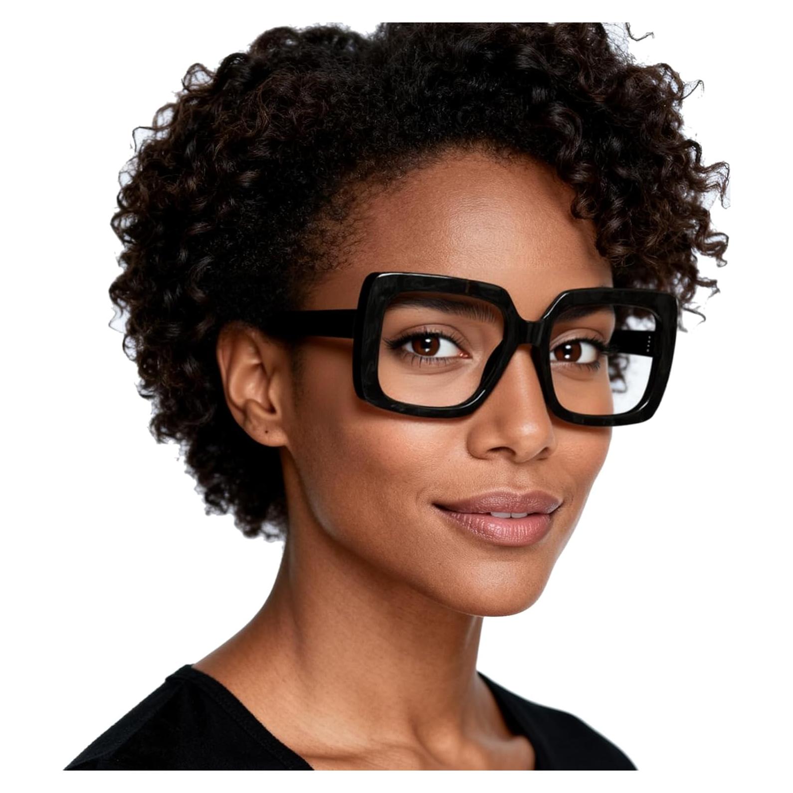 Gafas de Lectura Sobredimensionadas OCCI CHIARI 1.0x Negro