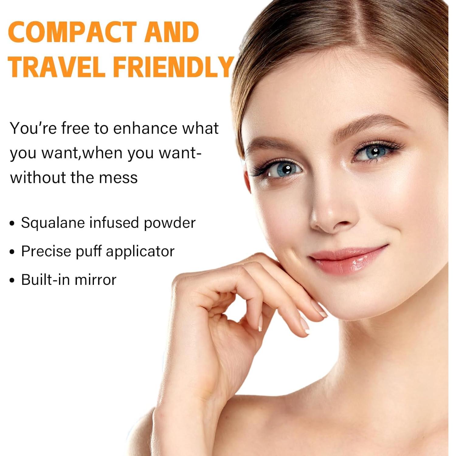 Cobertura Instantánea Raíces Cabello Canoso Polvo ABOMET 3.98g Marrón Medio