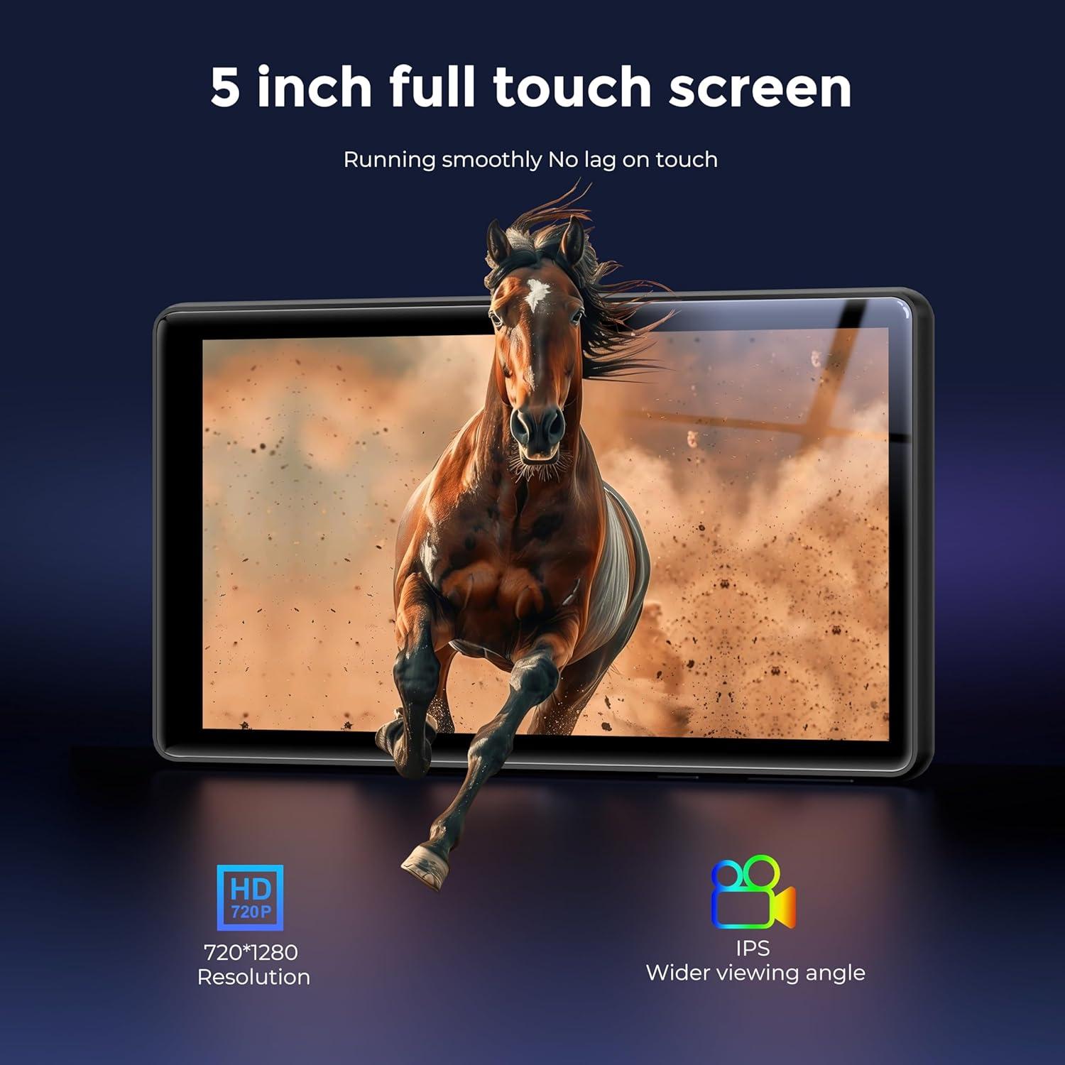 Reproductor MP3 Foeuyte Q3 128GB Bluetooth WiFi Pantalla 5"