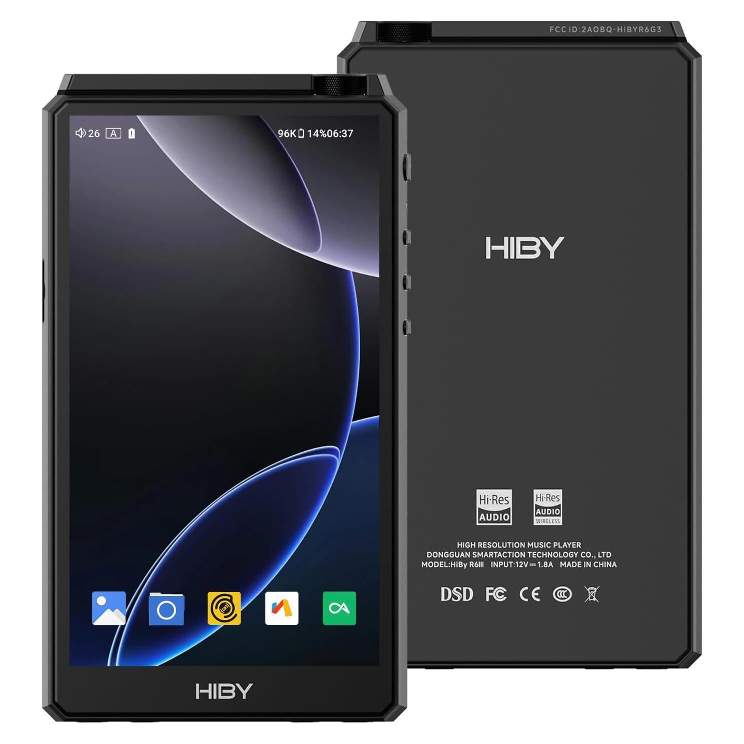 Reproductor DAP HiBy R6 Gen3 Hi Res Android 12 4500mAh