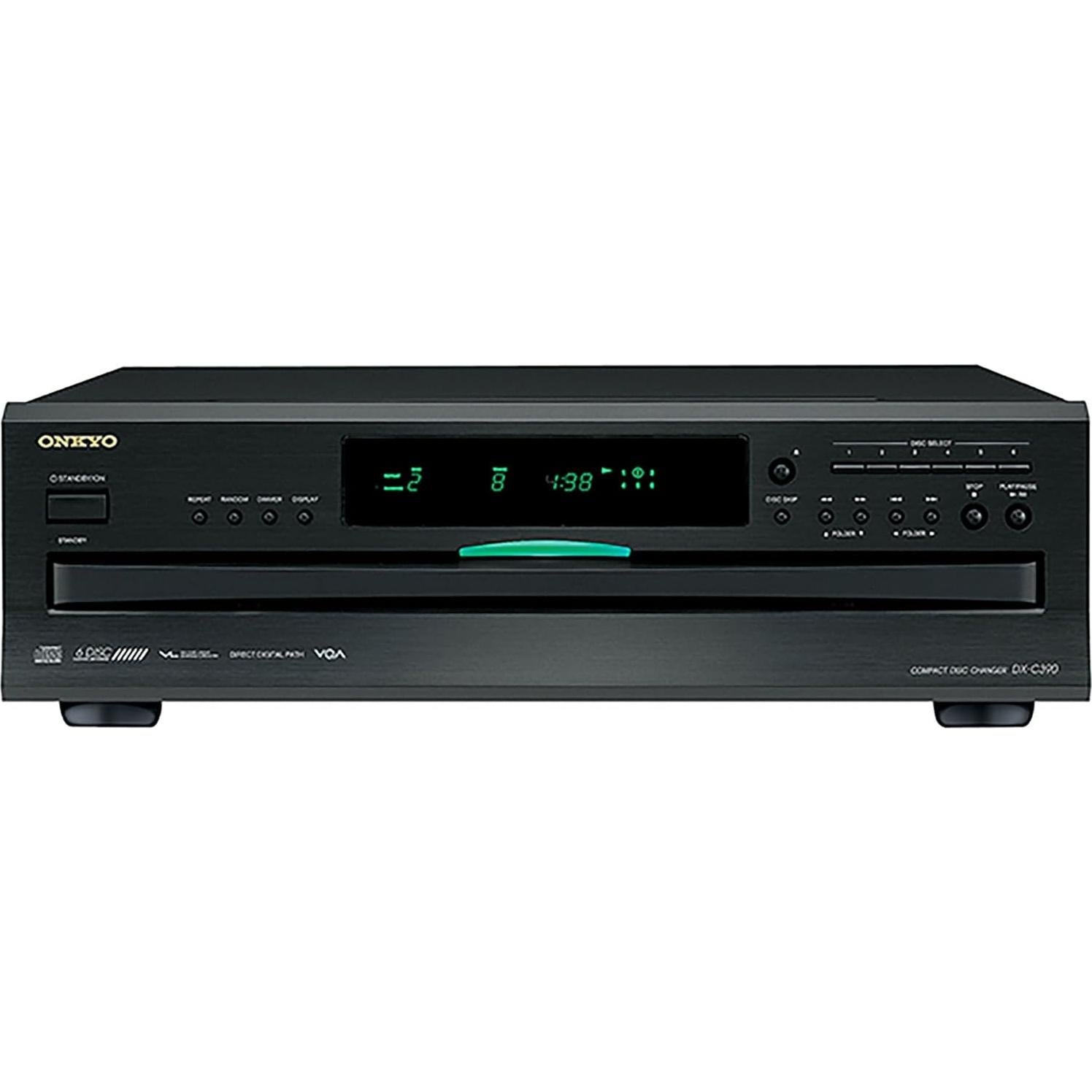 Reproductor de CD Onkyo DX-C390 6 Discos, Digital 192 kHz