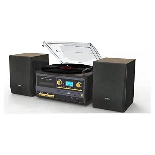 Tocadiscos TechPlay ODC128BT 3 Velocidades Bluetooth Negro