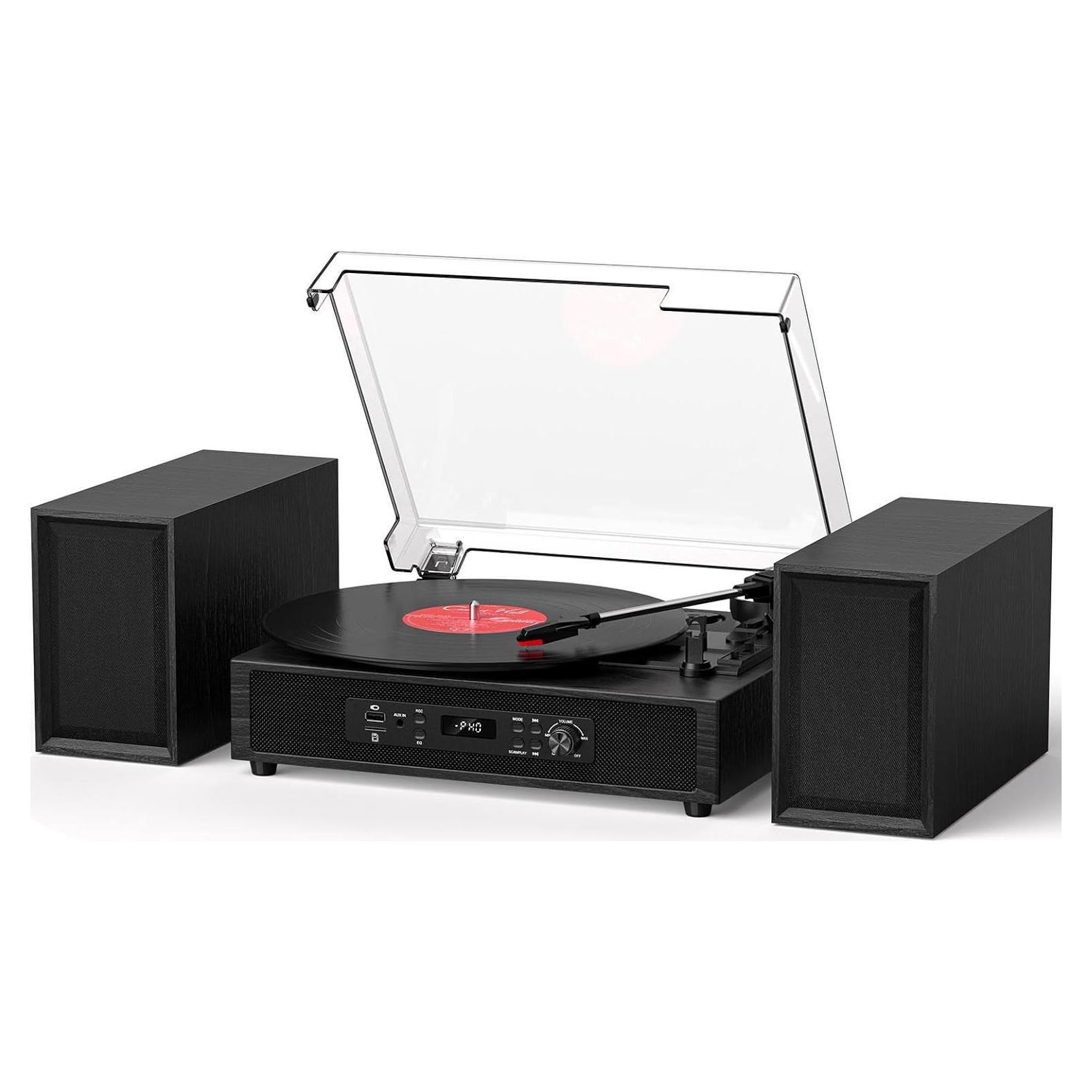 Reproductor de Vinilo Bluetooth DANFI AUDIO TE-003 4+2 Altavoces