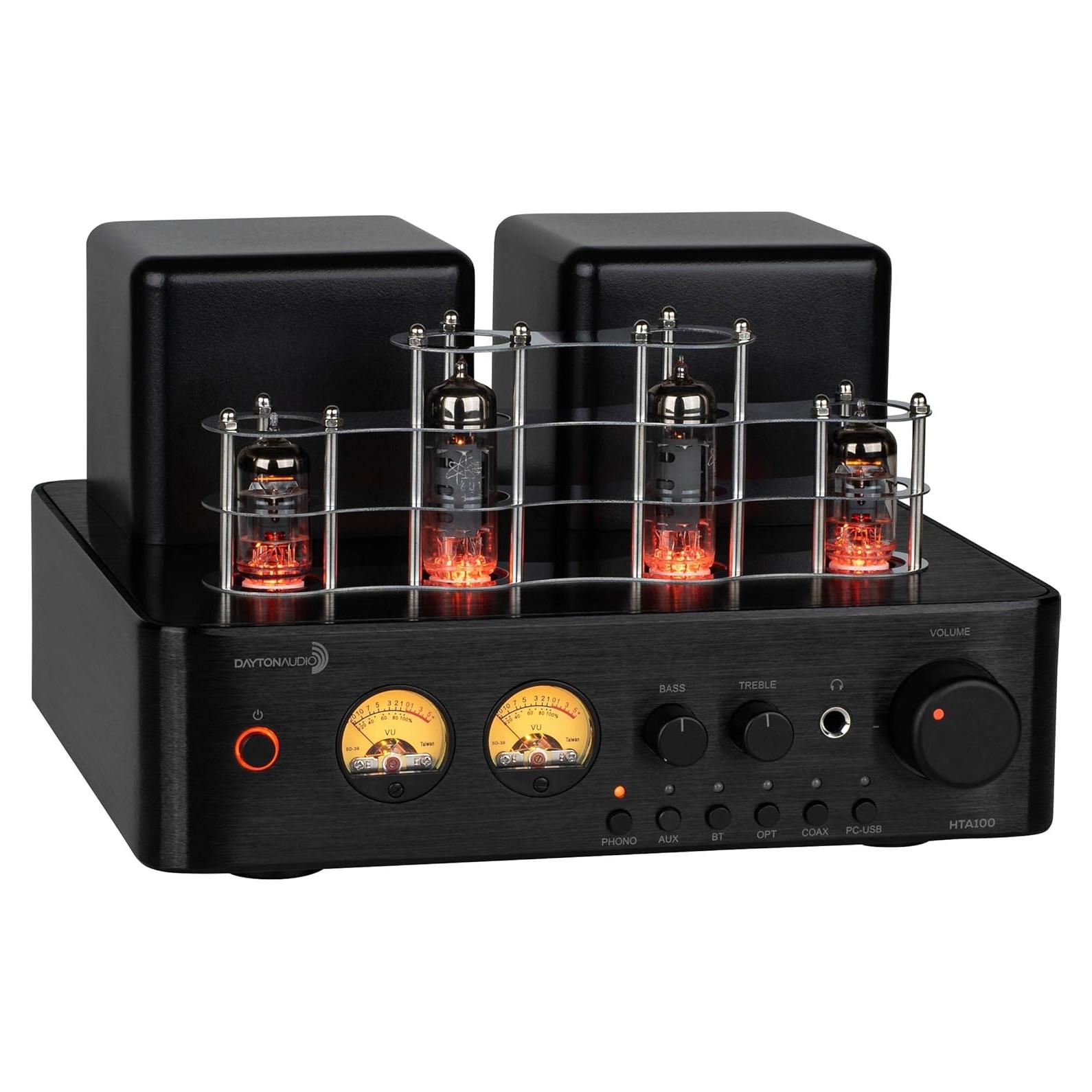 Amplificador Híbrido de Tubo Dayton Audio HTA100 100W