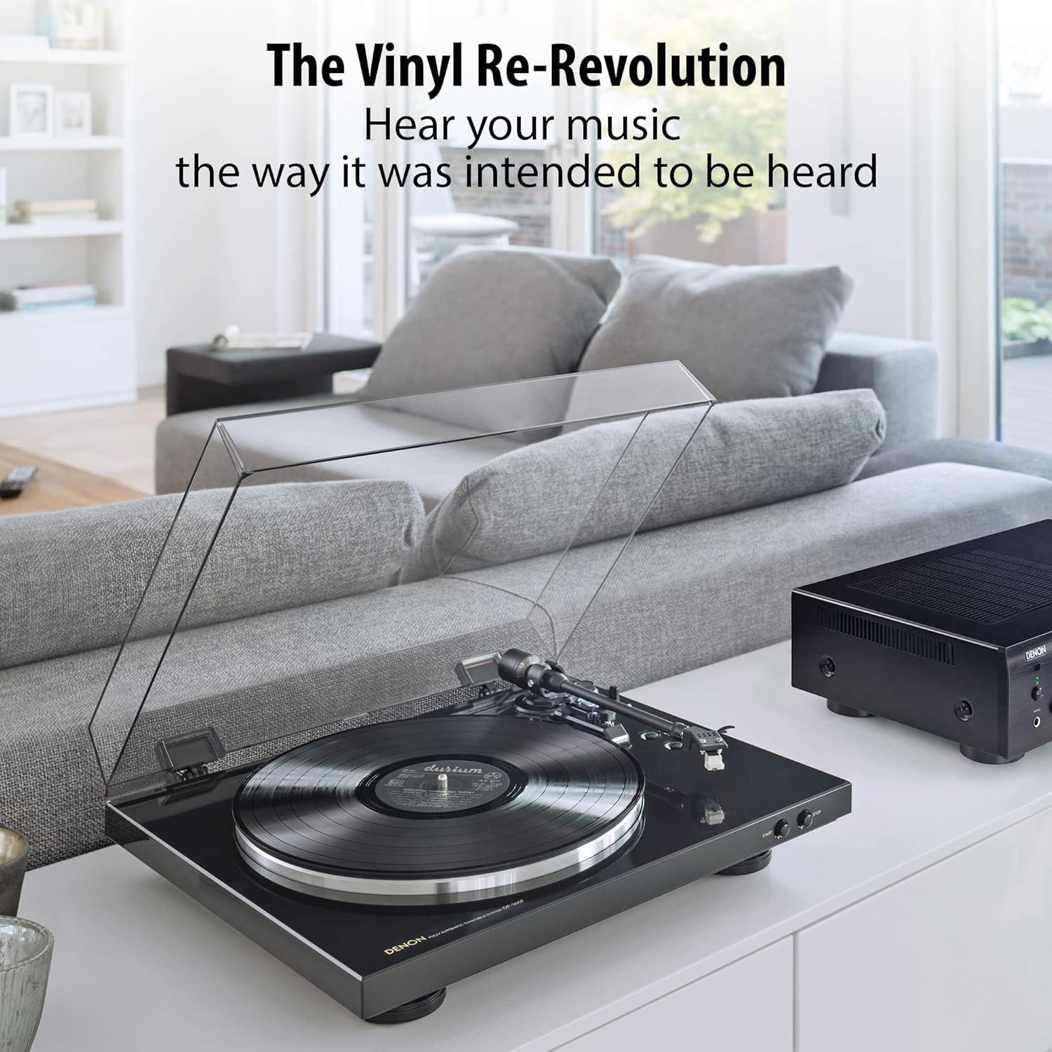 Tocadiscos Analógico Denon DP-300F con Ecualizador Integrado