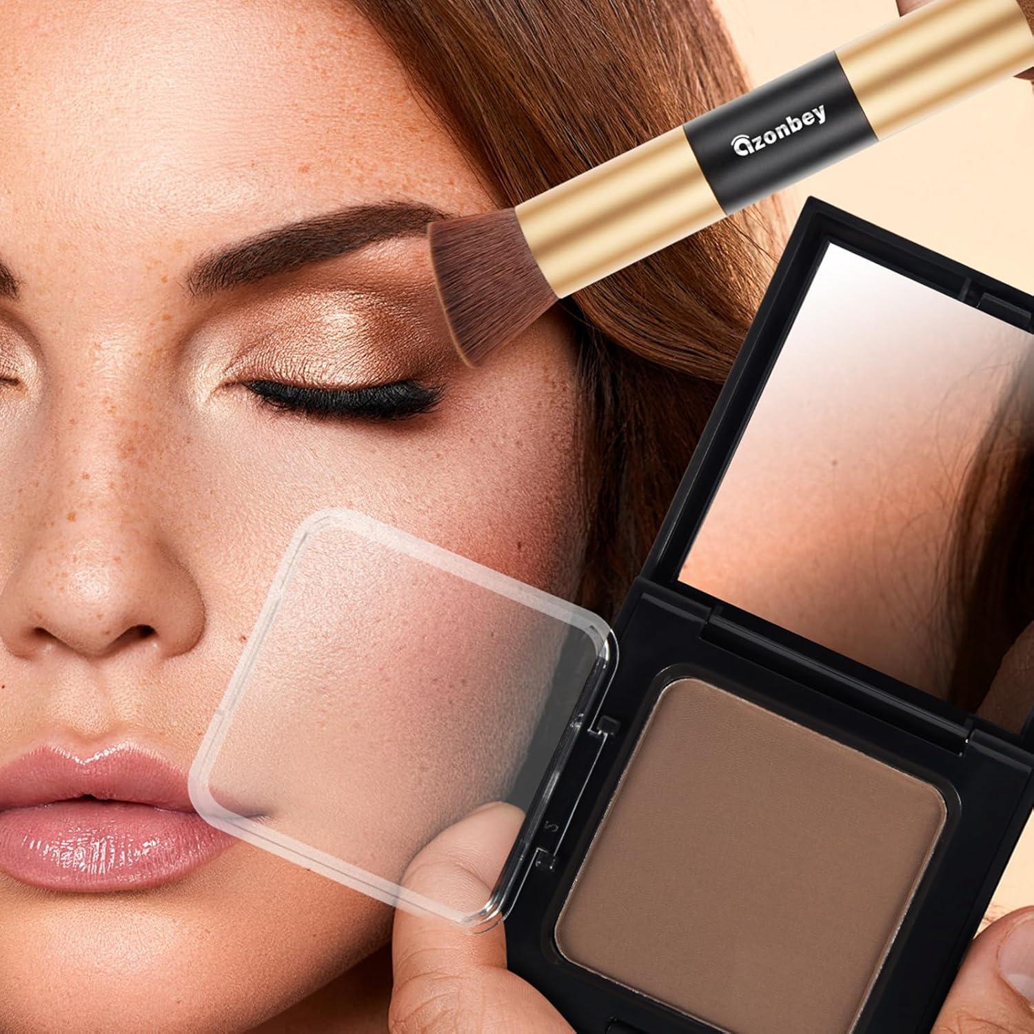 Polvo para Retoque de Raíz Azonbey Negro - Cobertura Canas