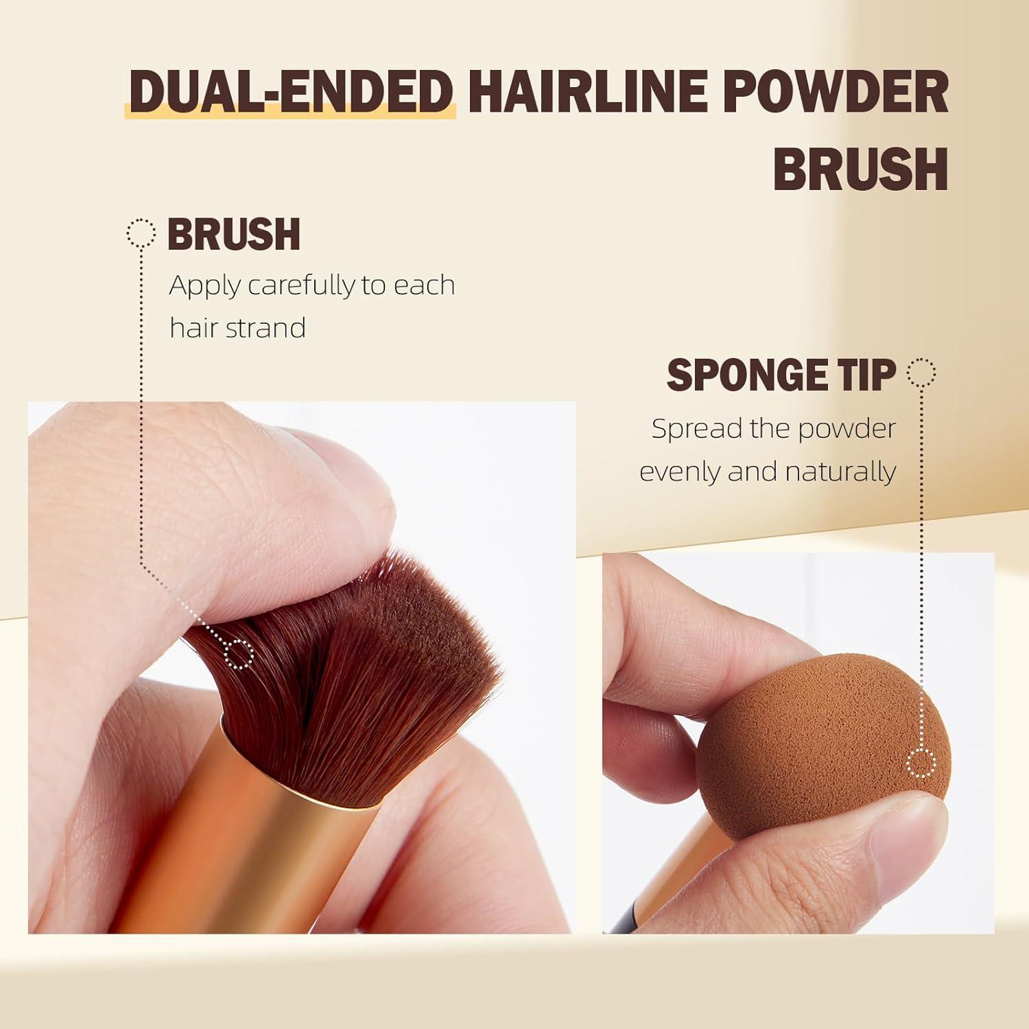 Polvo para Retoque de Raíz Azonbey Negro - Cobertura Canas