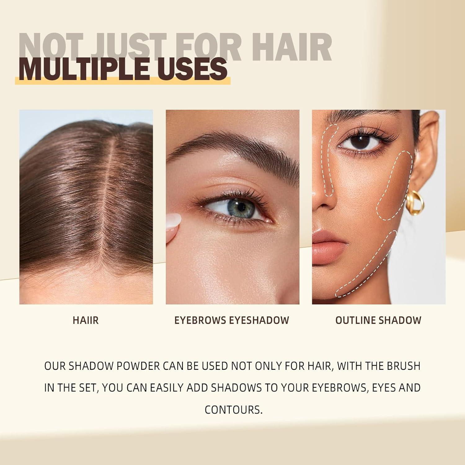 Polvo para Retoque de Raíz Azonbey Negro - Cobertura Canas