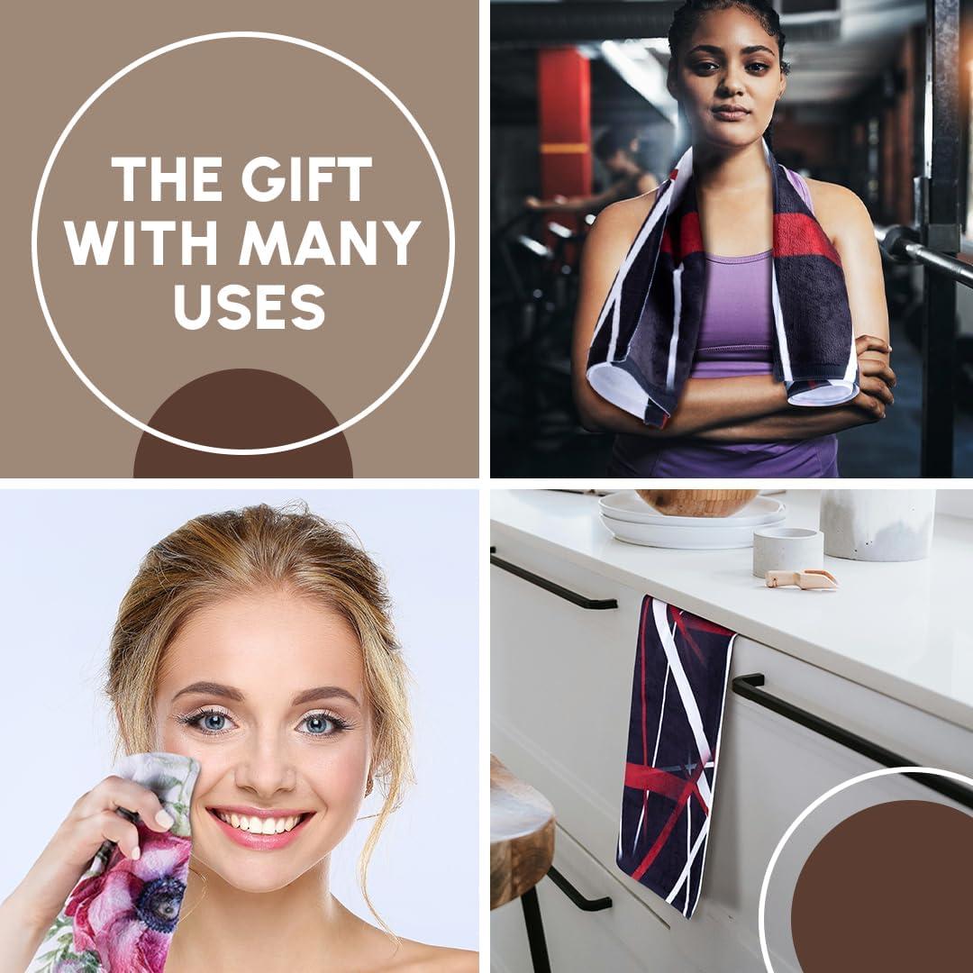 Toalla de Mano 3dRose 38x56 cm Cámara Vintage Marrón