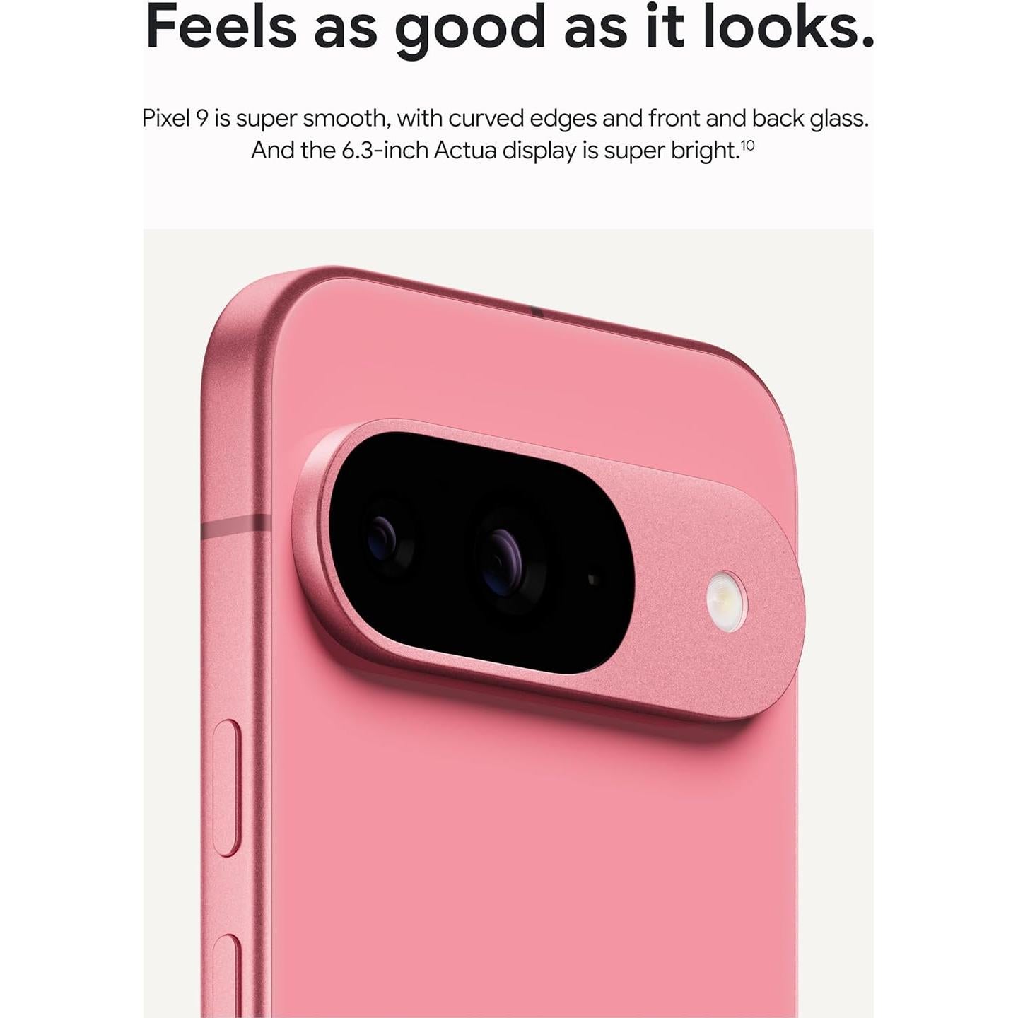 Google Pixel 9 - Smartphone 128GB Obsidiana Renovado - IA y Cámara 50MP